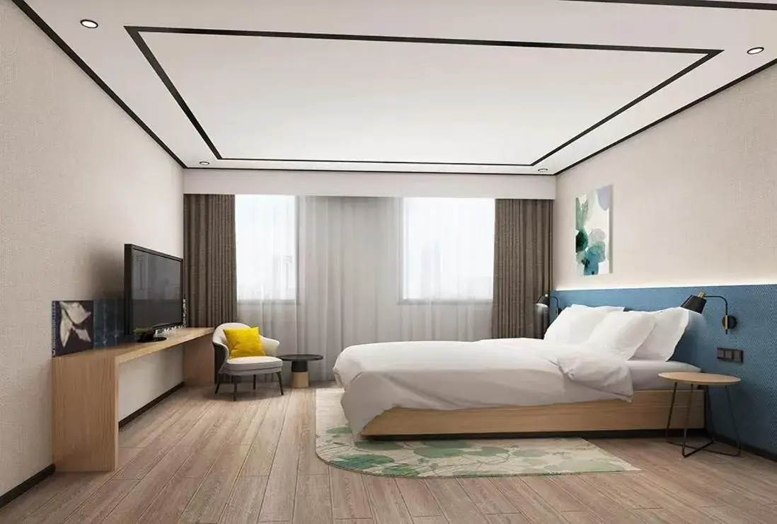 Bed in Hilton Garden Inn Nantong Xinghu