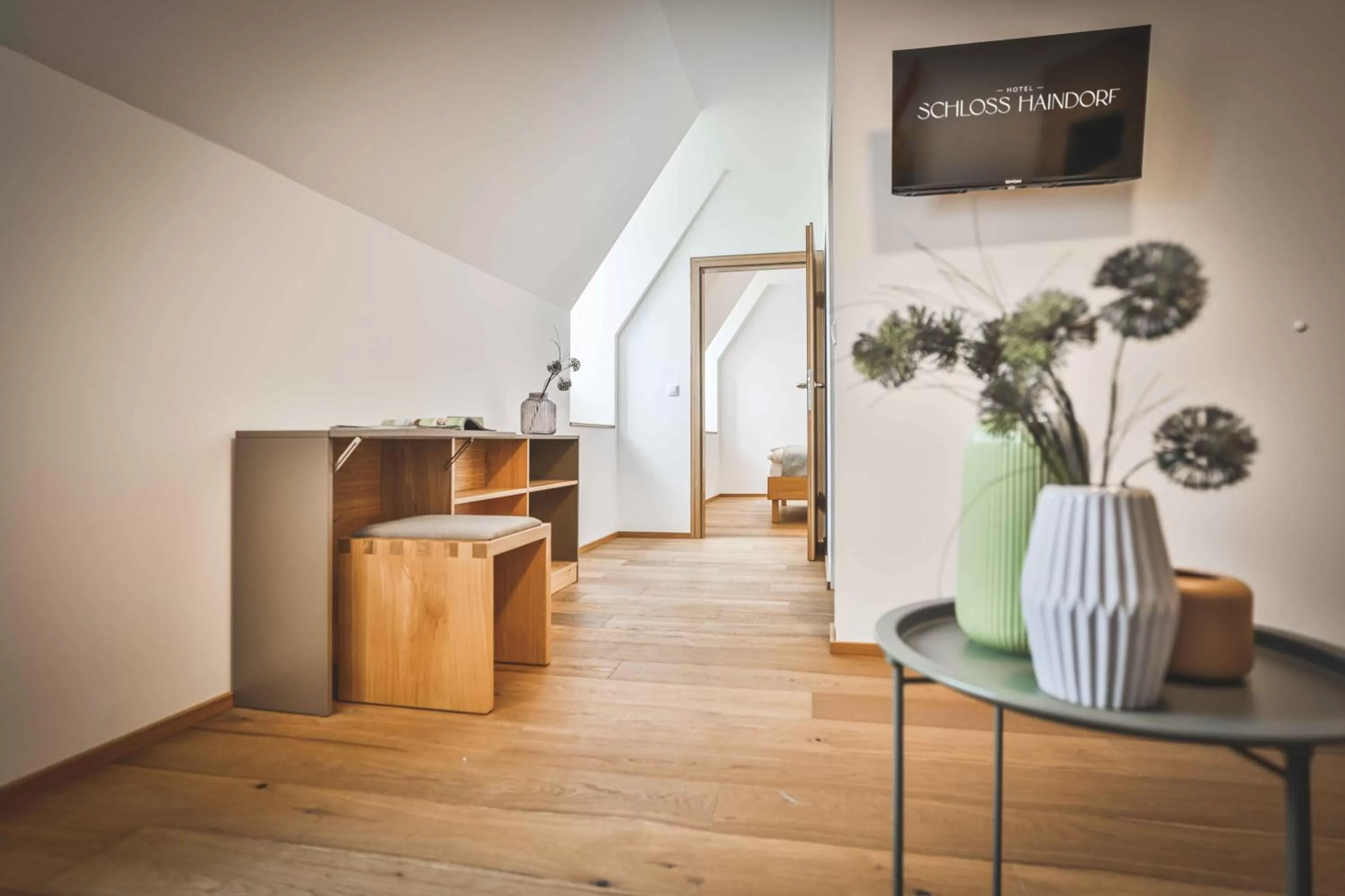 Seating area in Schloss Haindorf