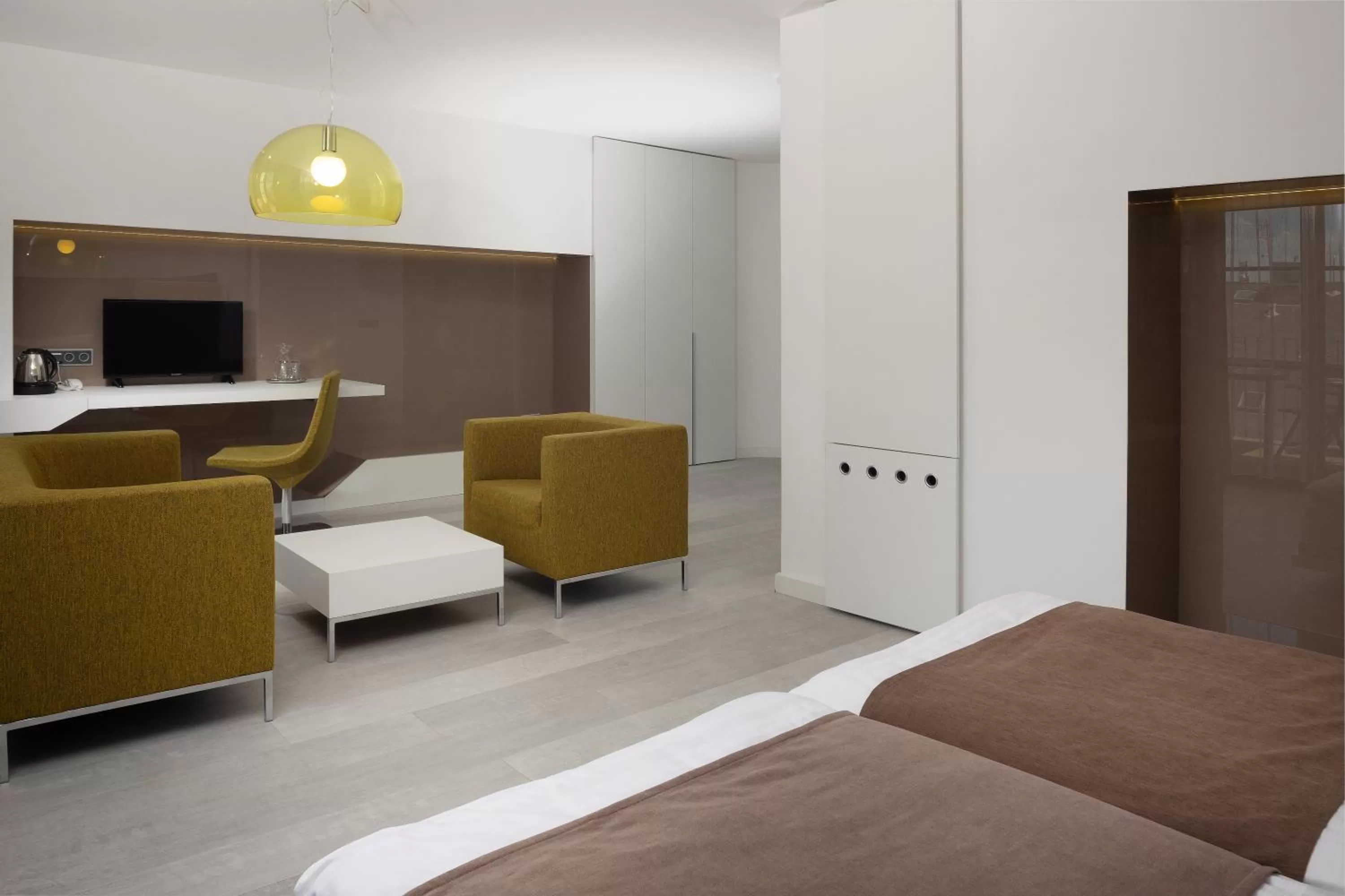 Living room, Bed in OREA Hotel Arigone Olomouc