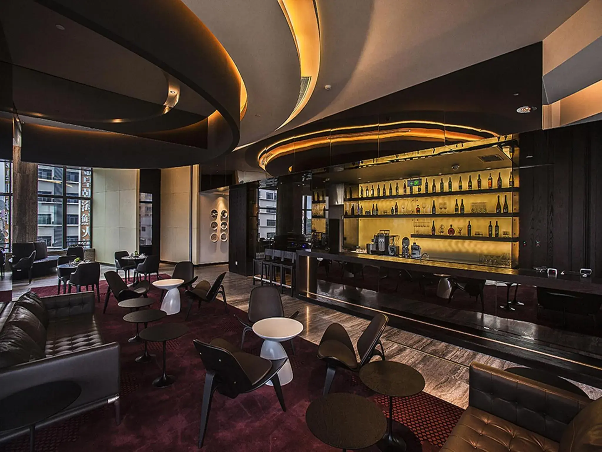 Restaurant/places to eat, Lounge/Bar in Shenzhen O Hotel