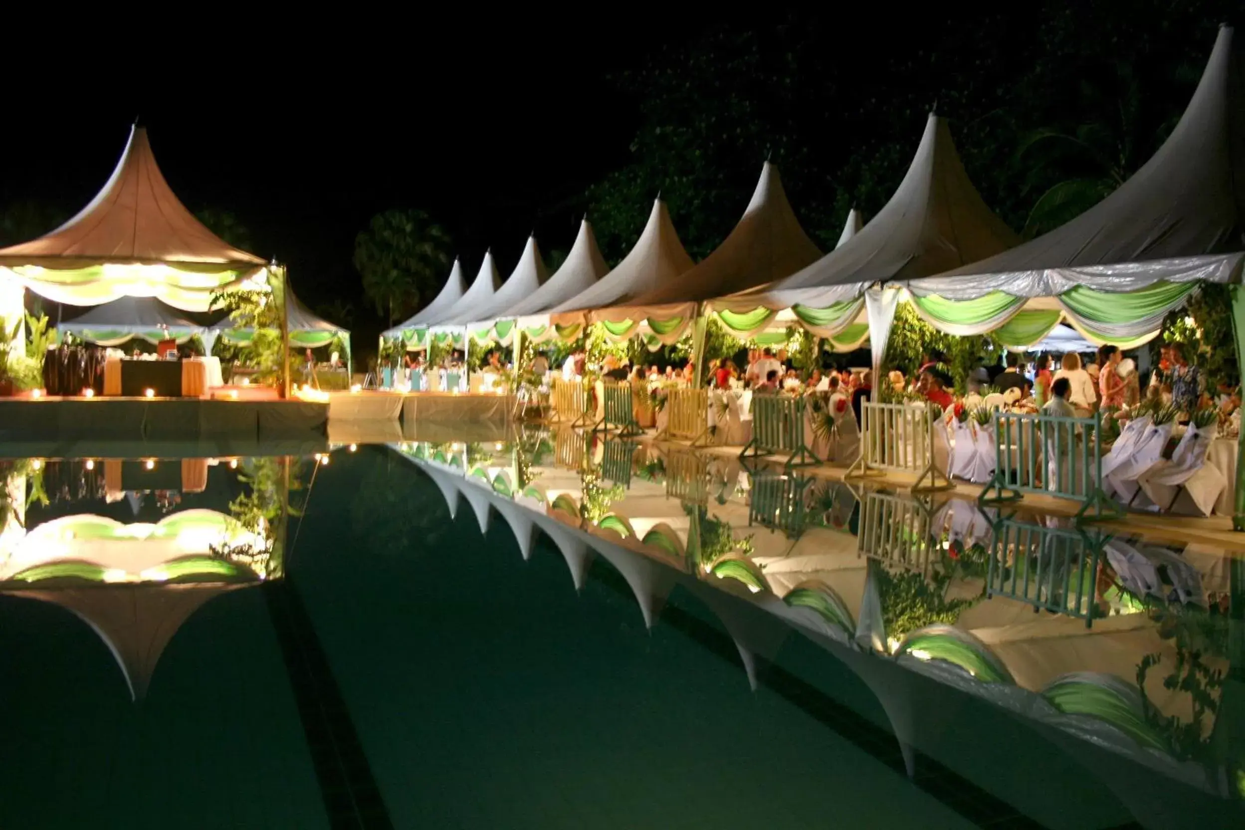 Night, Swimming Pool in Le Grandeur Palm Resort Johor