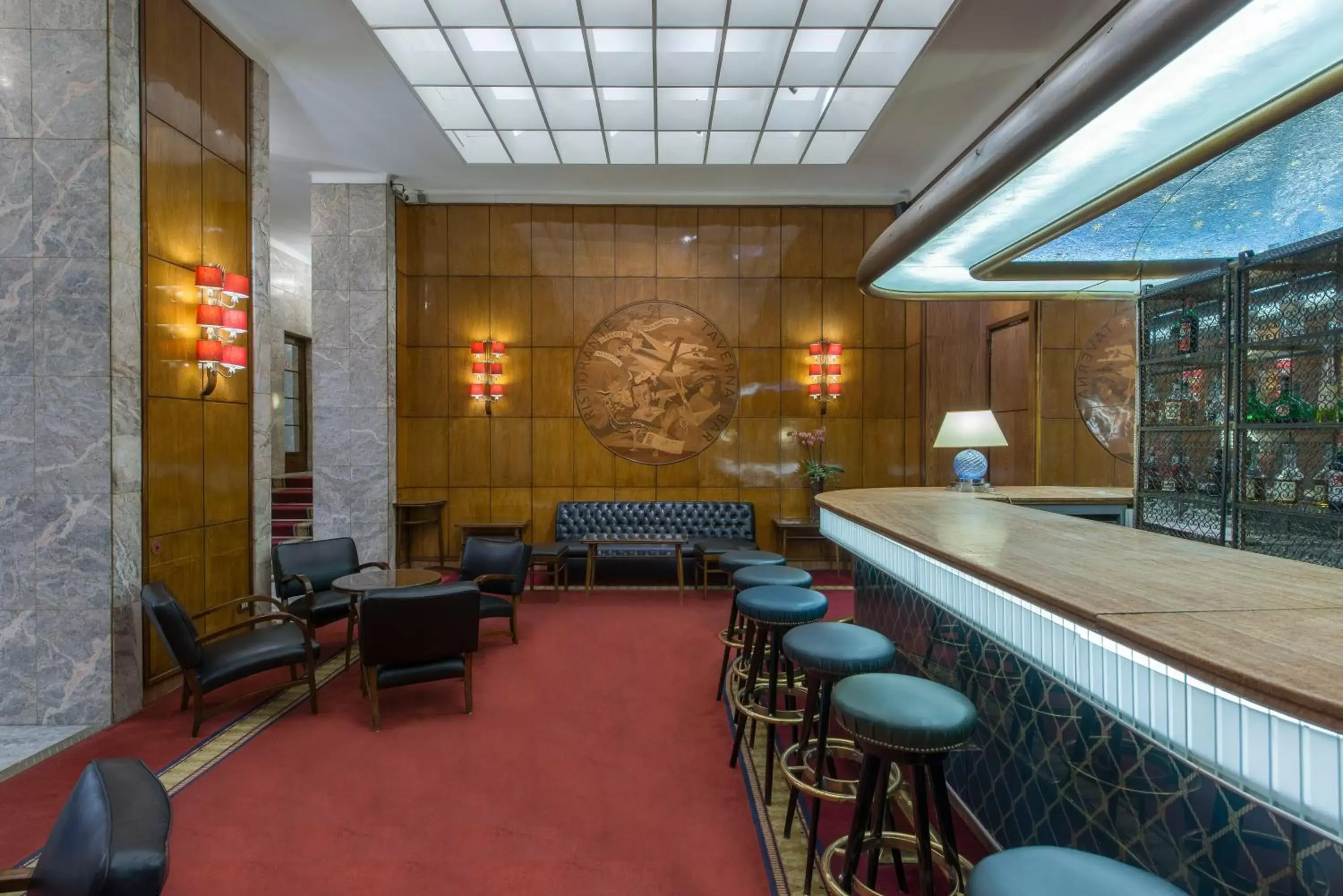 Lobby or reception, Lounge/Bar in Bettoja Hotel Mediterraneo