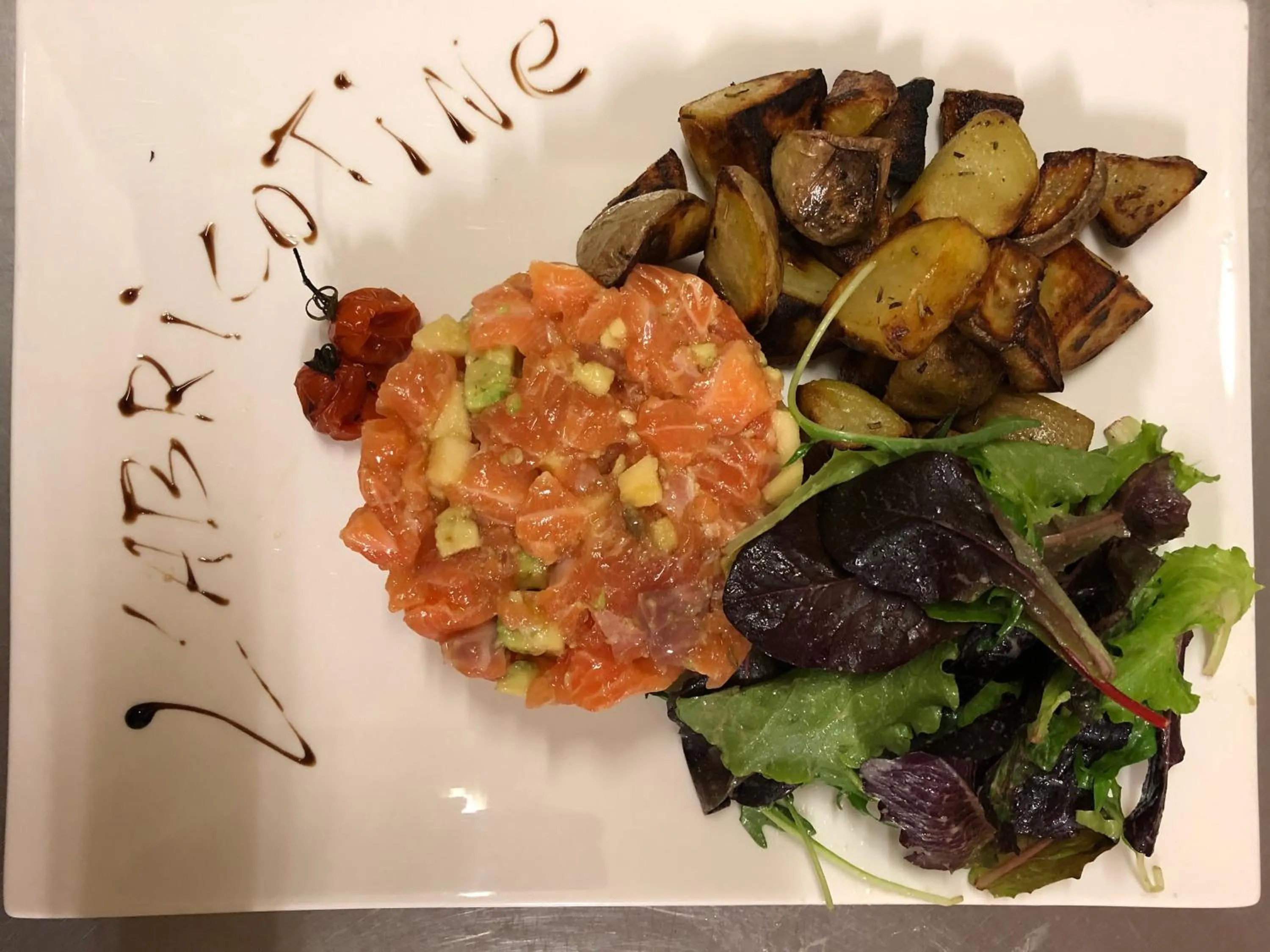 Food close-up in Logis Hôtel l'Abricotine