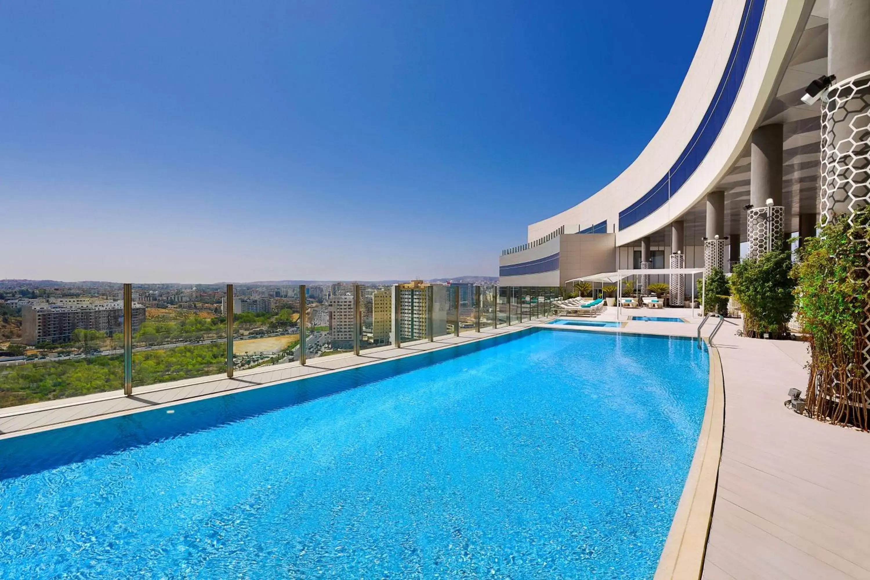 Pool view, Swimming Pool in Hilton Tanger City Center Hotel & Residences