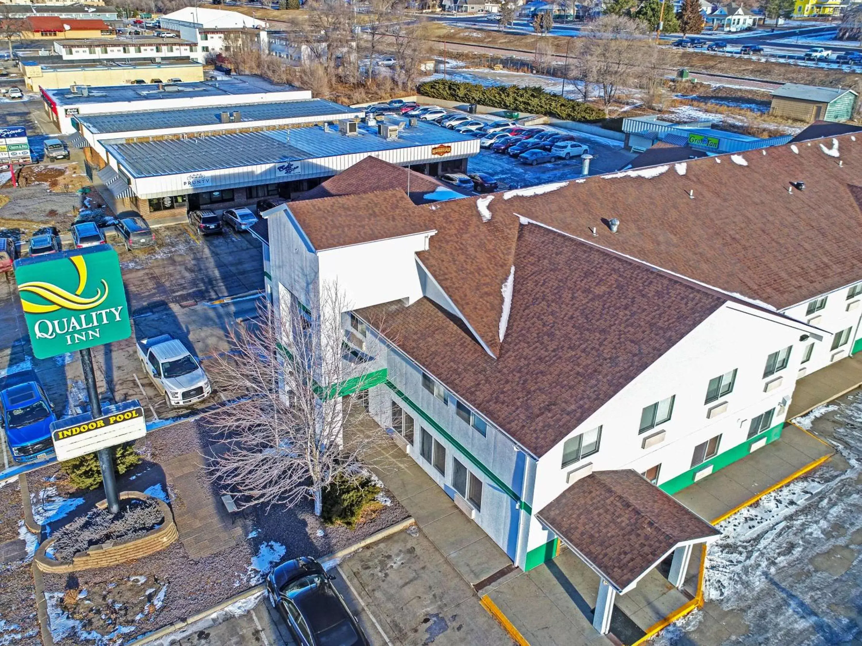 Property building, Bird's-eye View in Quality Inn Pierre-Fort Pierre