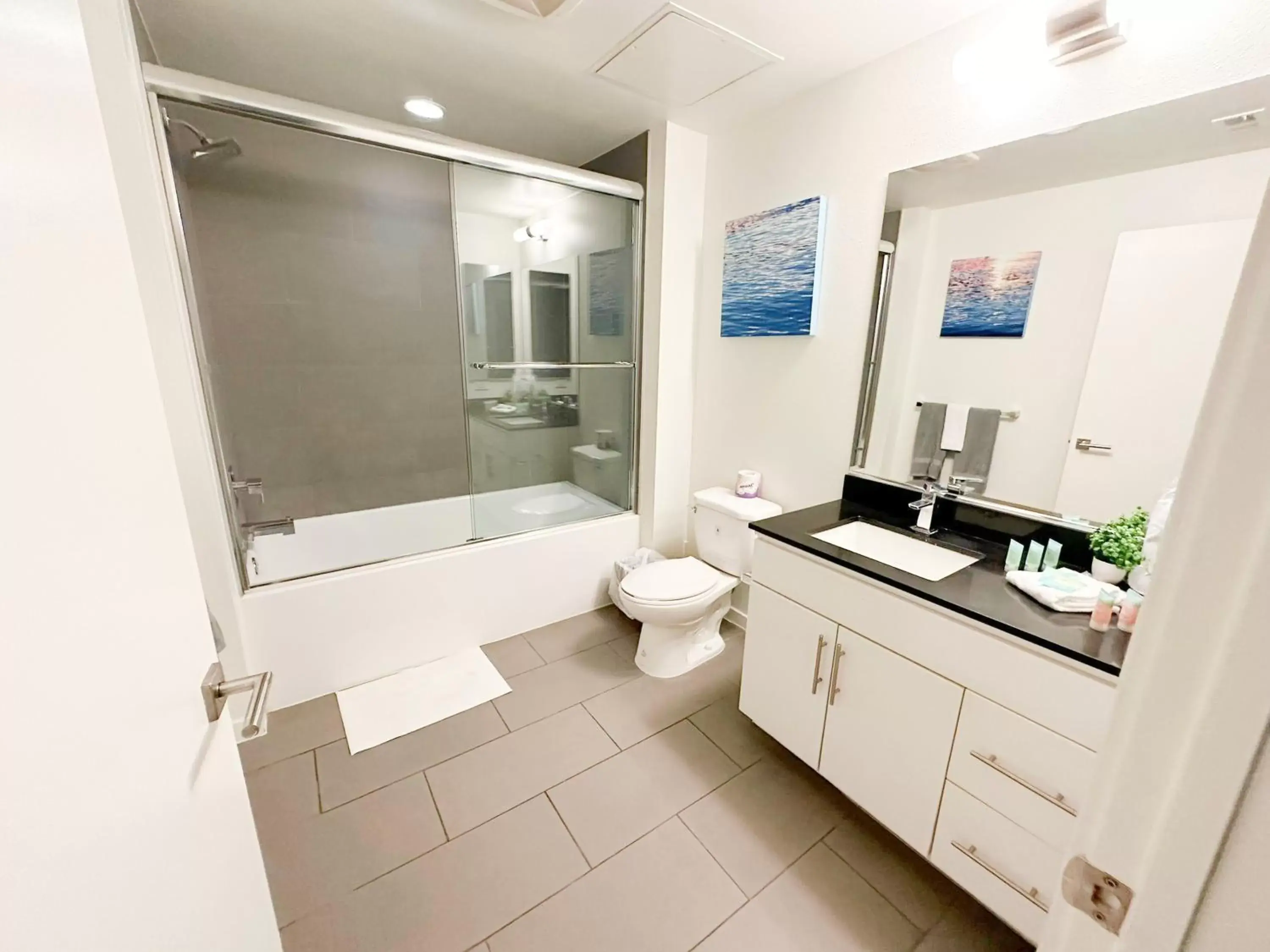 Shower, Bathroom in Cityscape Luxury Rental Homes in the Heart of Los Angeles