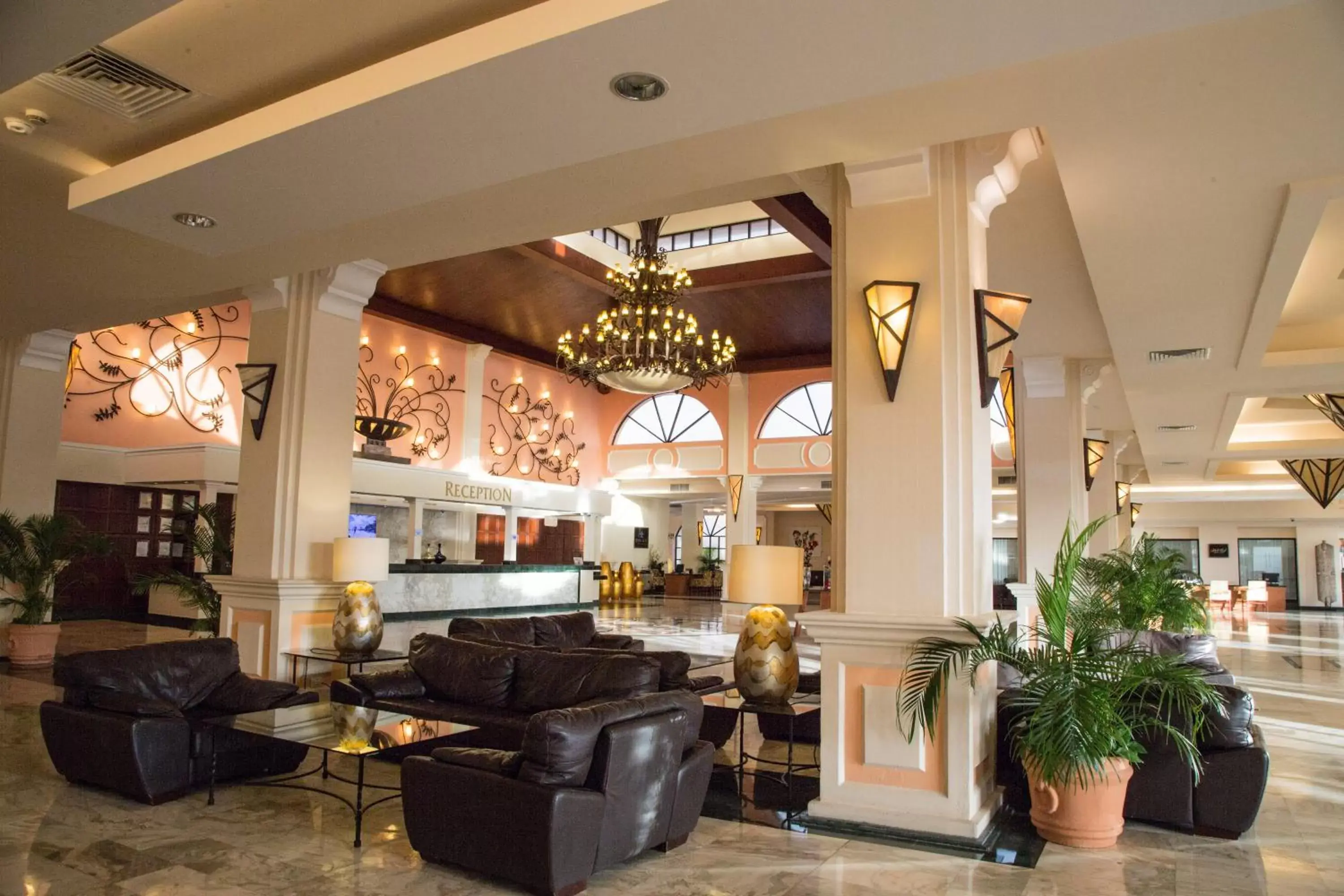 Lobby or reception, Lounge/Bar in Sandos Playacar All Inclusive