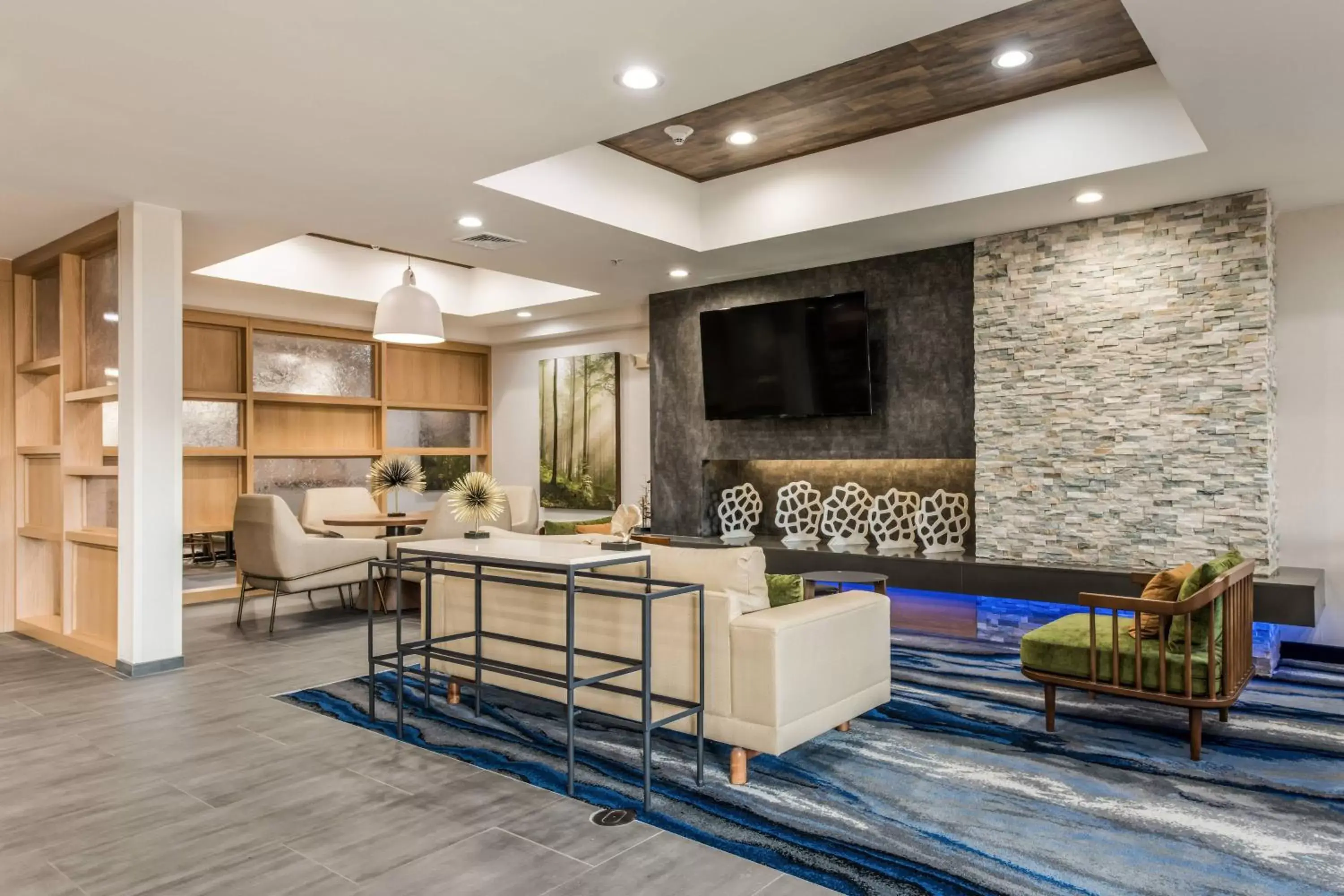 Lobby or reception, Seating Area in Fairfield by Marriott Inn & Suites Greensboro Coliseum Area