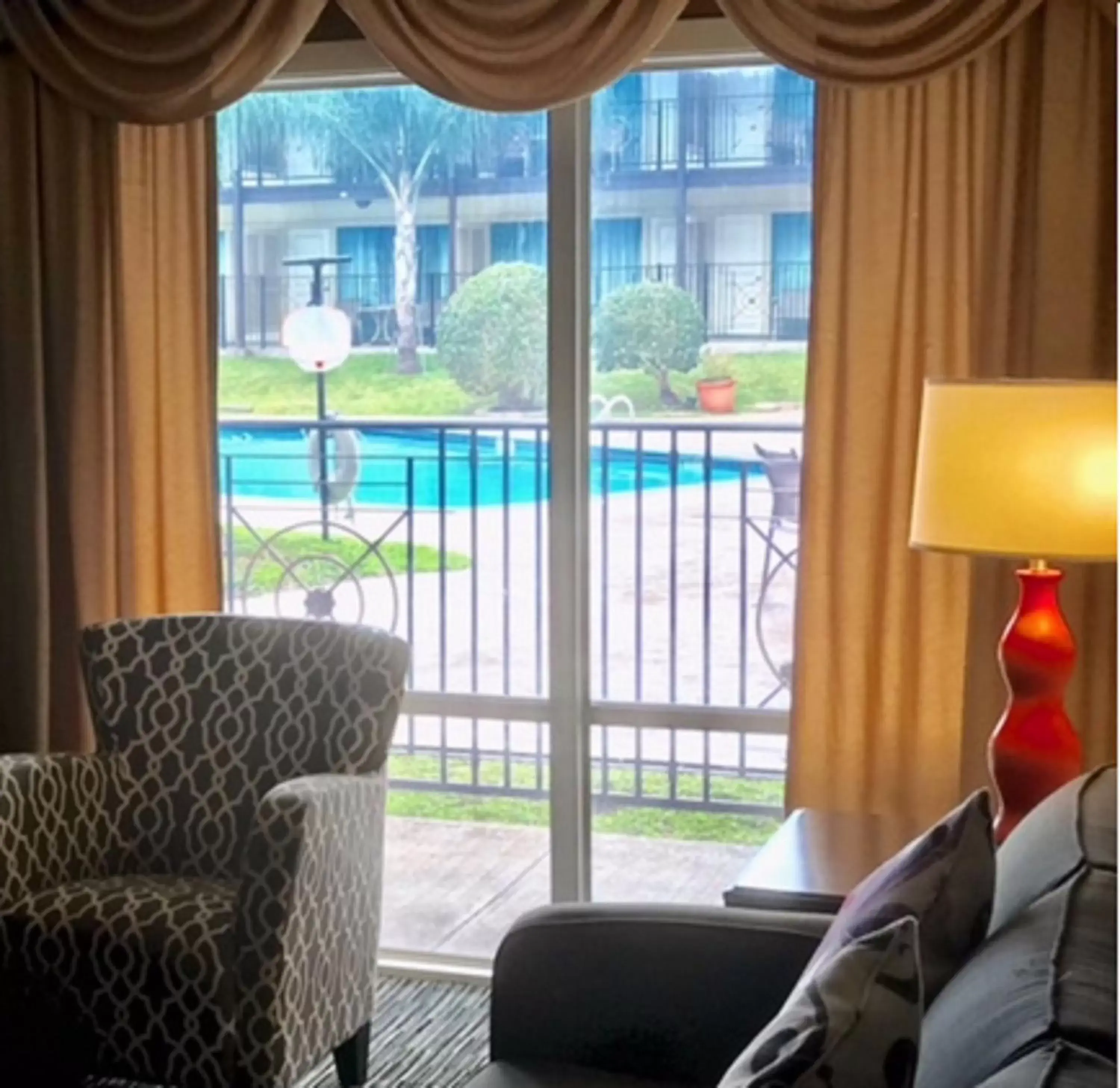Photo of the whole room, Pool View in Wyndham Houston near NRG Park - Medical Center
