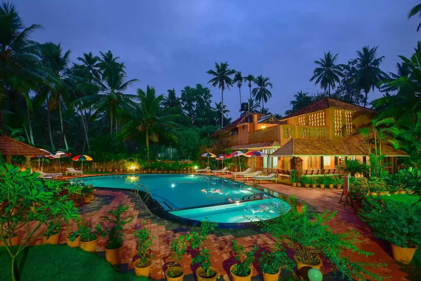 Property building, Swimming Pool in Beach and Lake Ayurvedic Resort