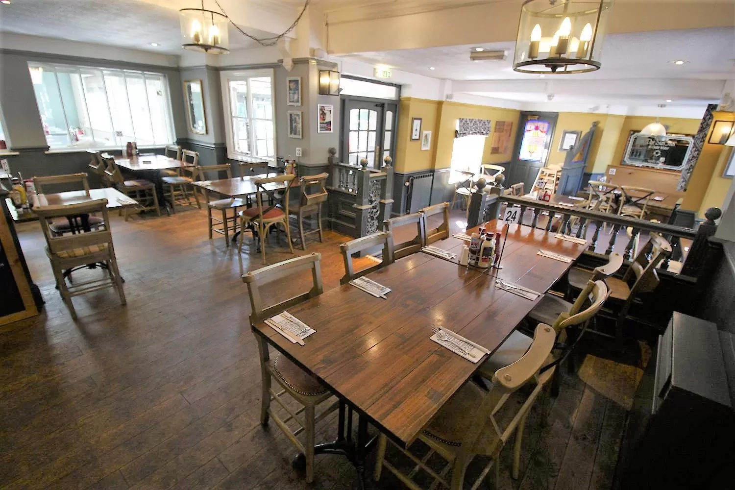 Dining area in The Sun Inn