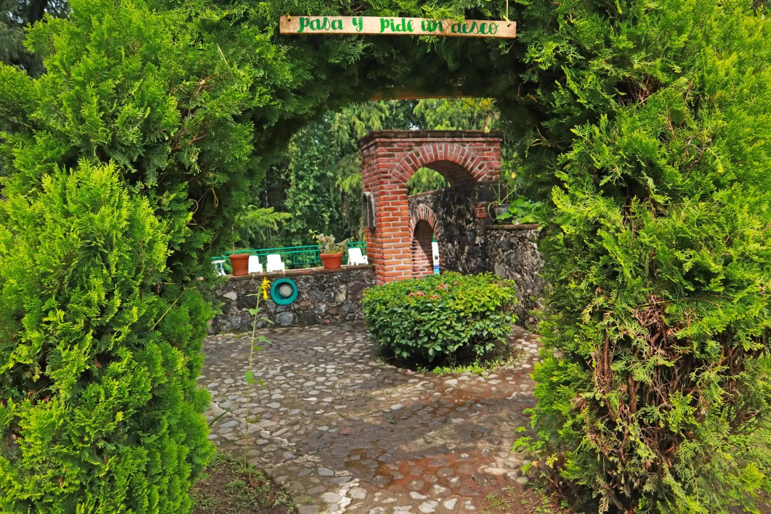 Garden in Hotel La Posada del Valle