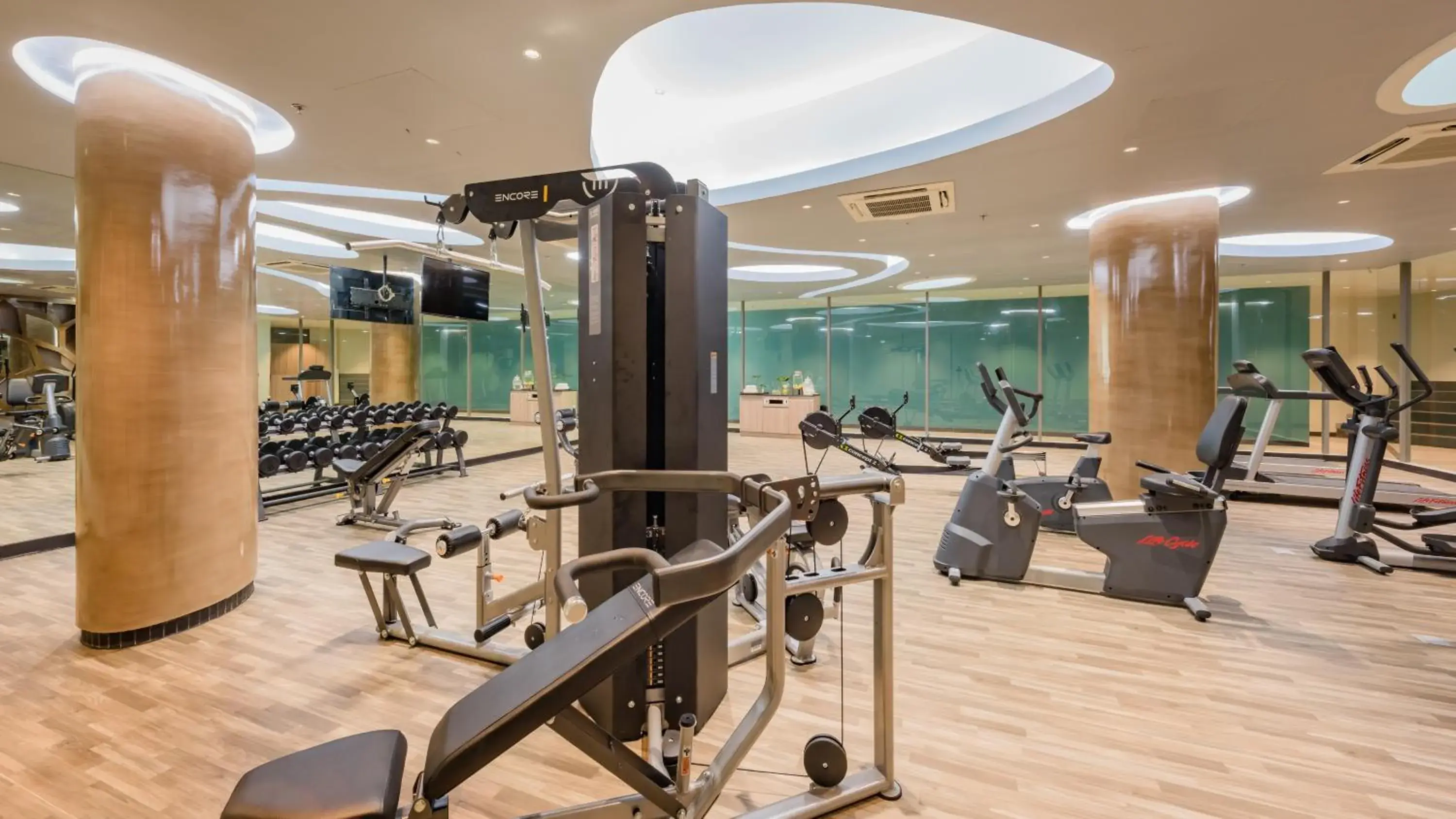 Fitness centre/facilities, Fitness Center/Facilities in Oceanfront Beach Resort - SHA Extra Plus
