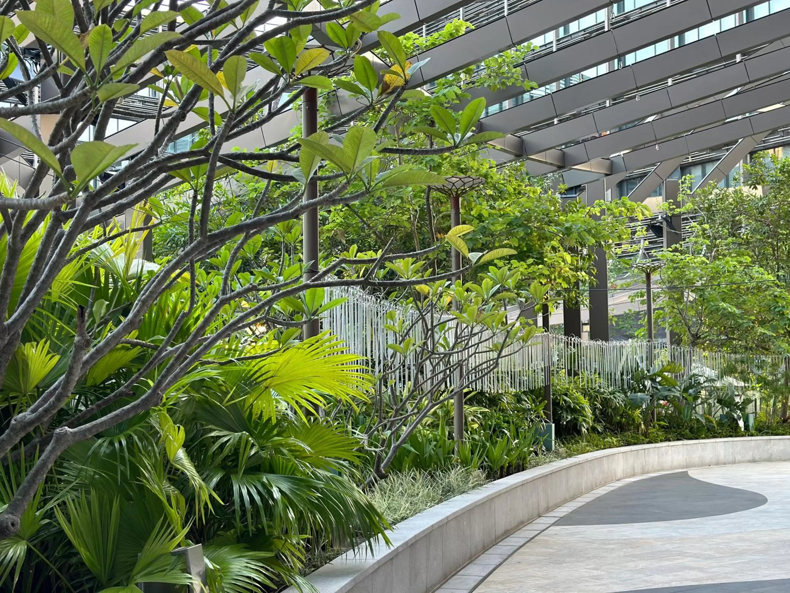 Garden view in Hong Kong Ocean Park Marriott Hotel