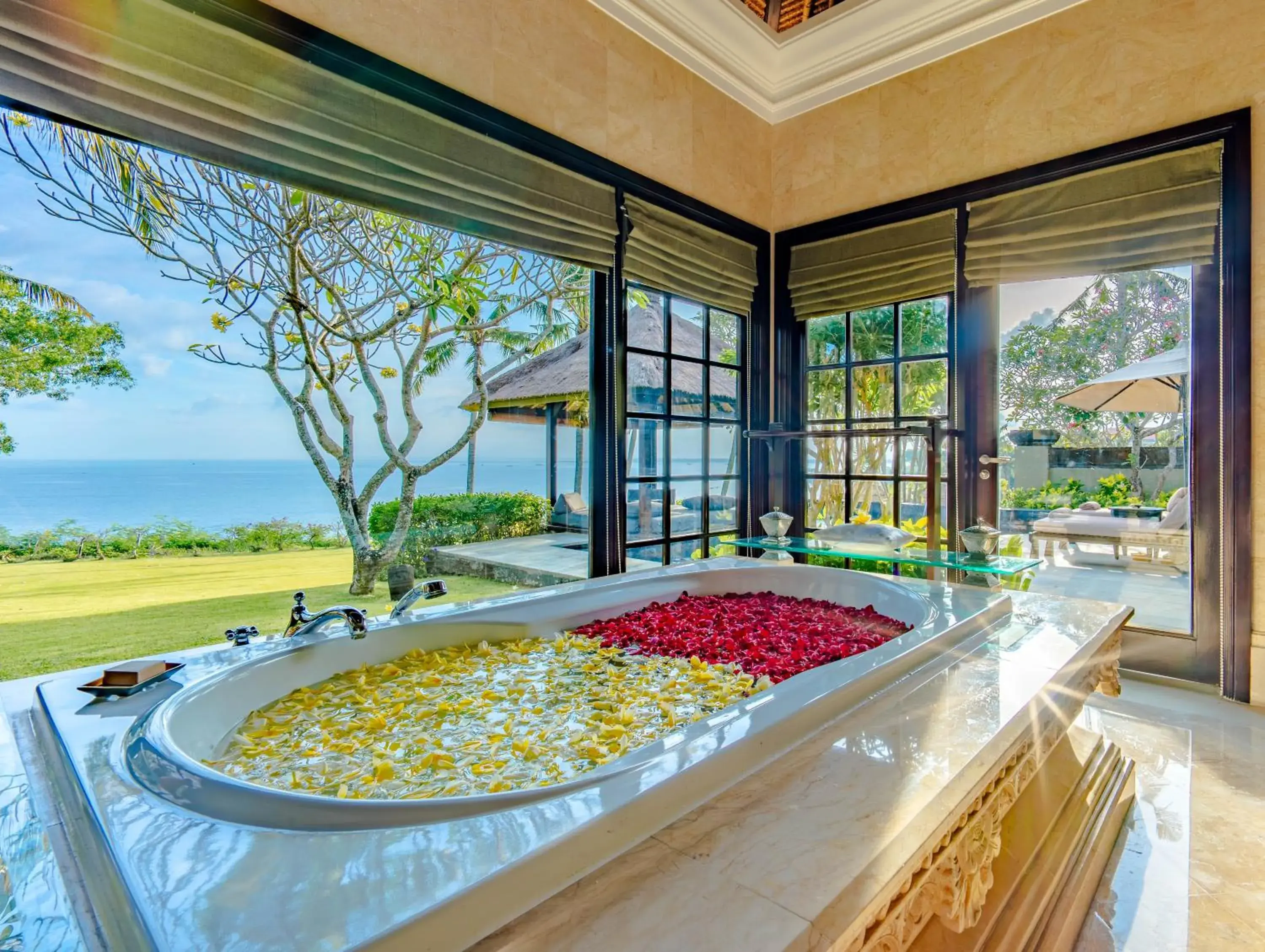 Bathroom, Swimming Pool in AYANA Villas Bali