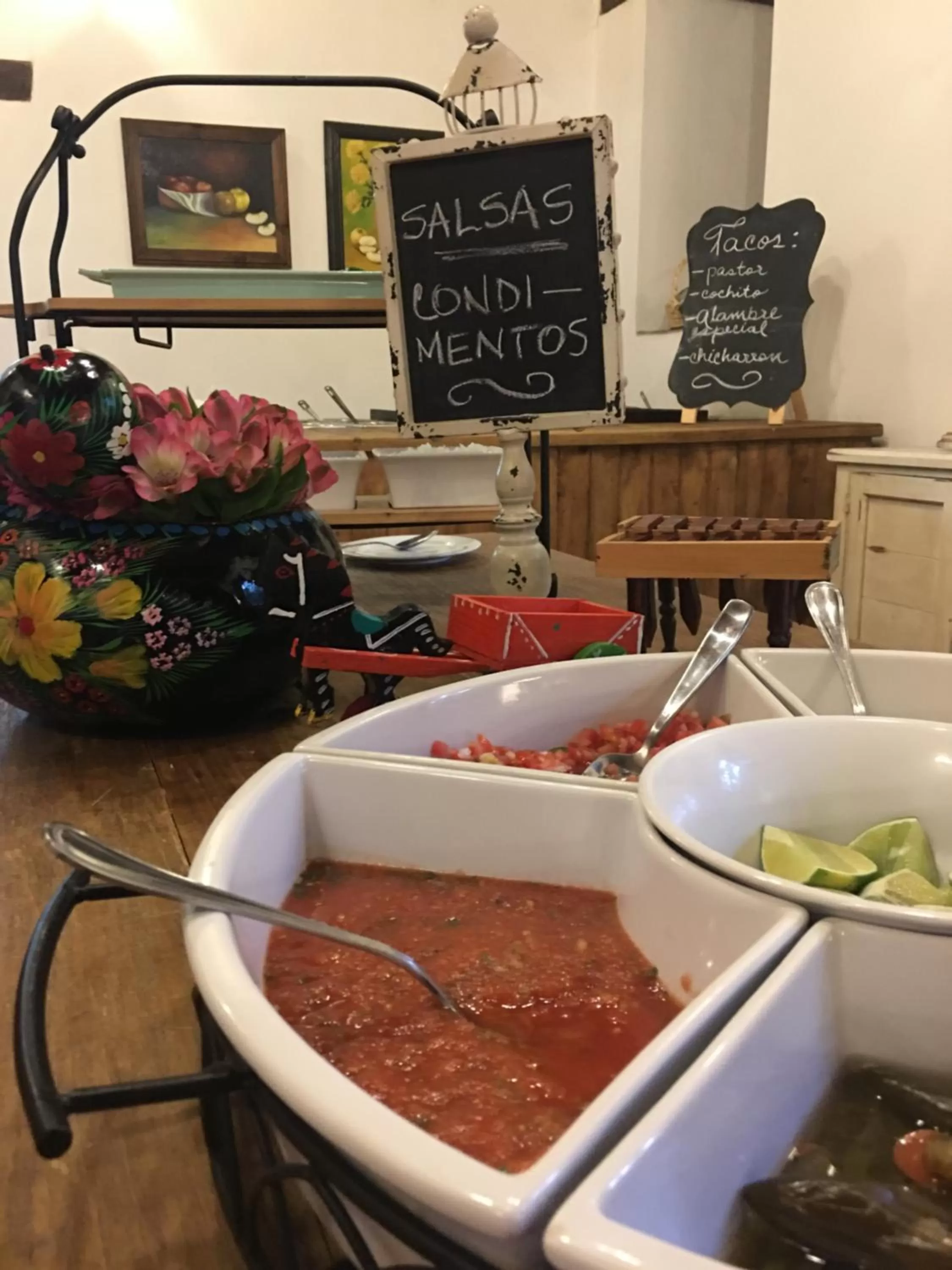 Food close-up in Hotel Casavieja