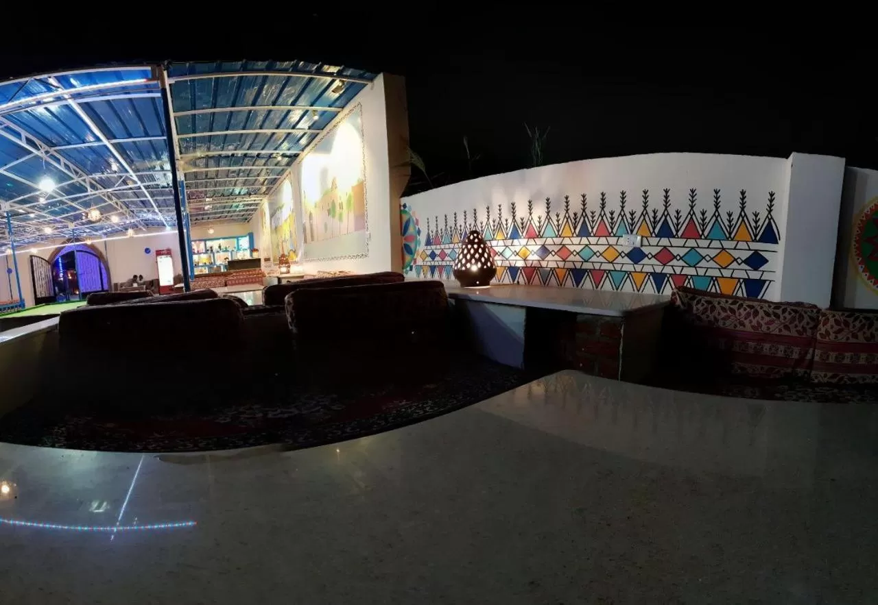 Seating area in Al Baeirat Hotel