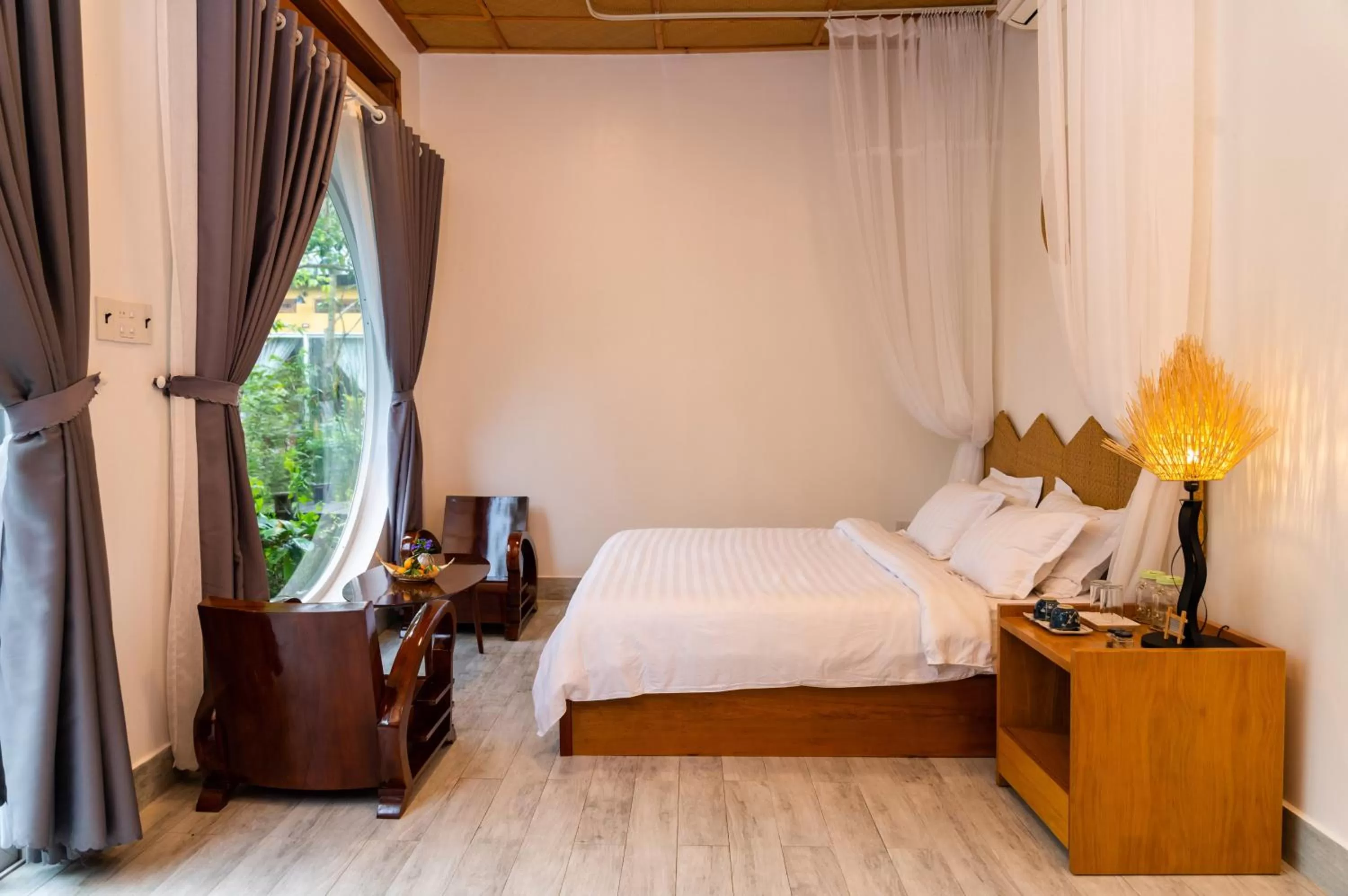 Bed in Binh Minh Eco Lodge