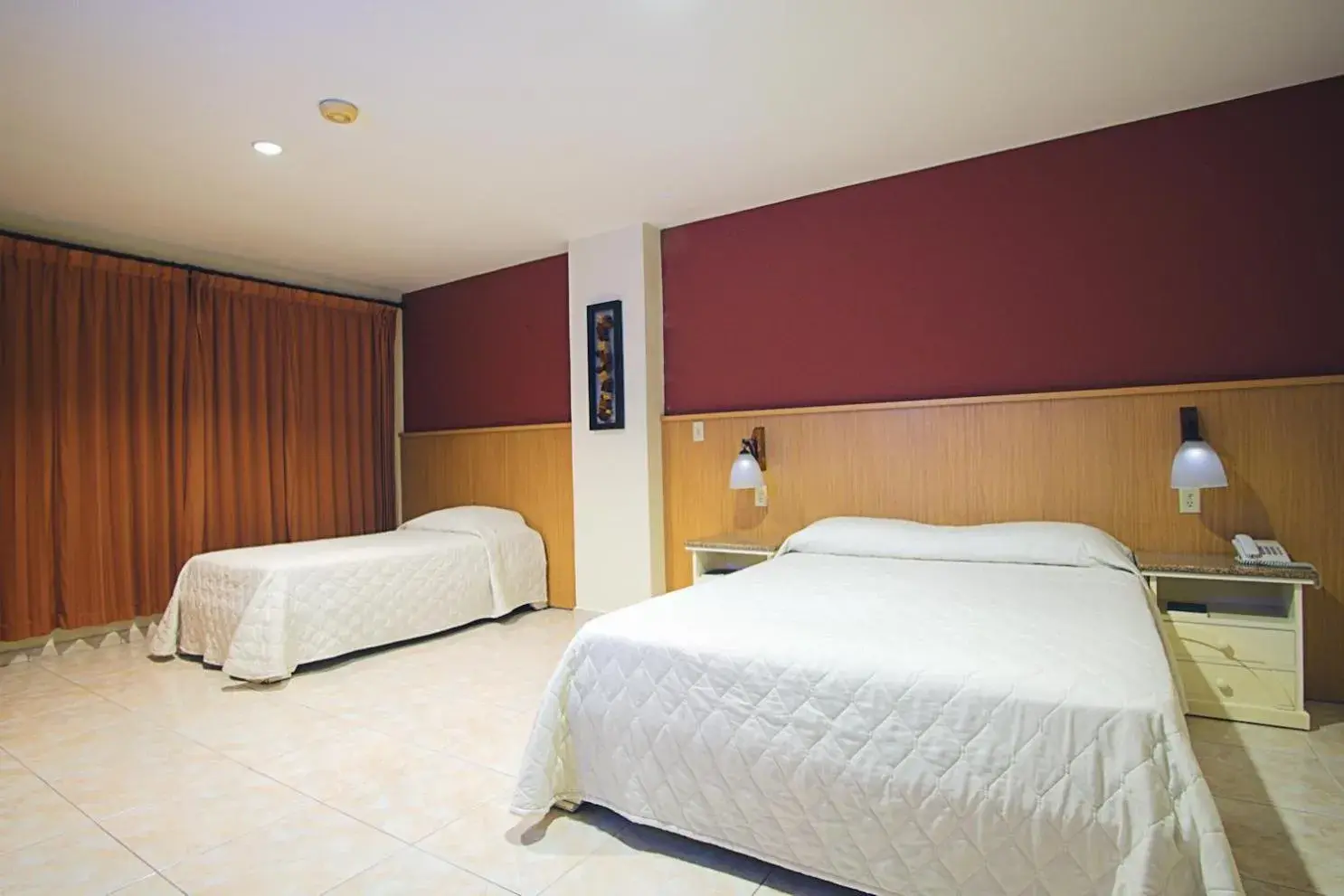 Bed in Hotel Castilla