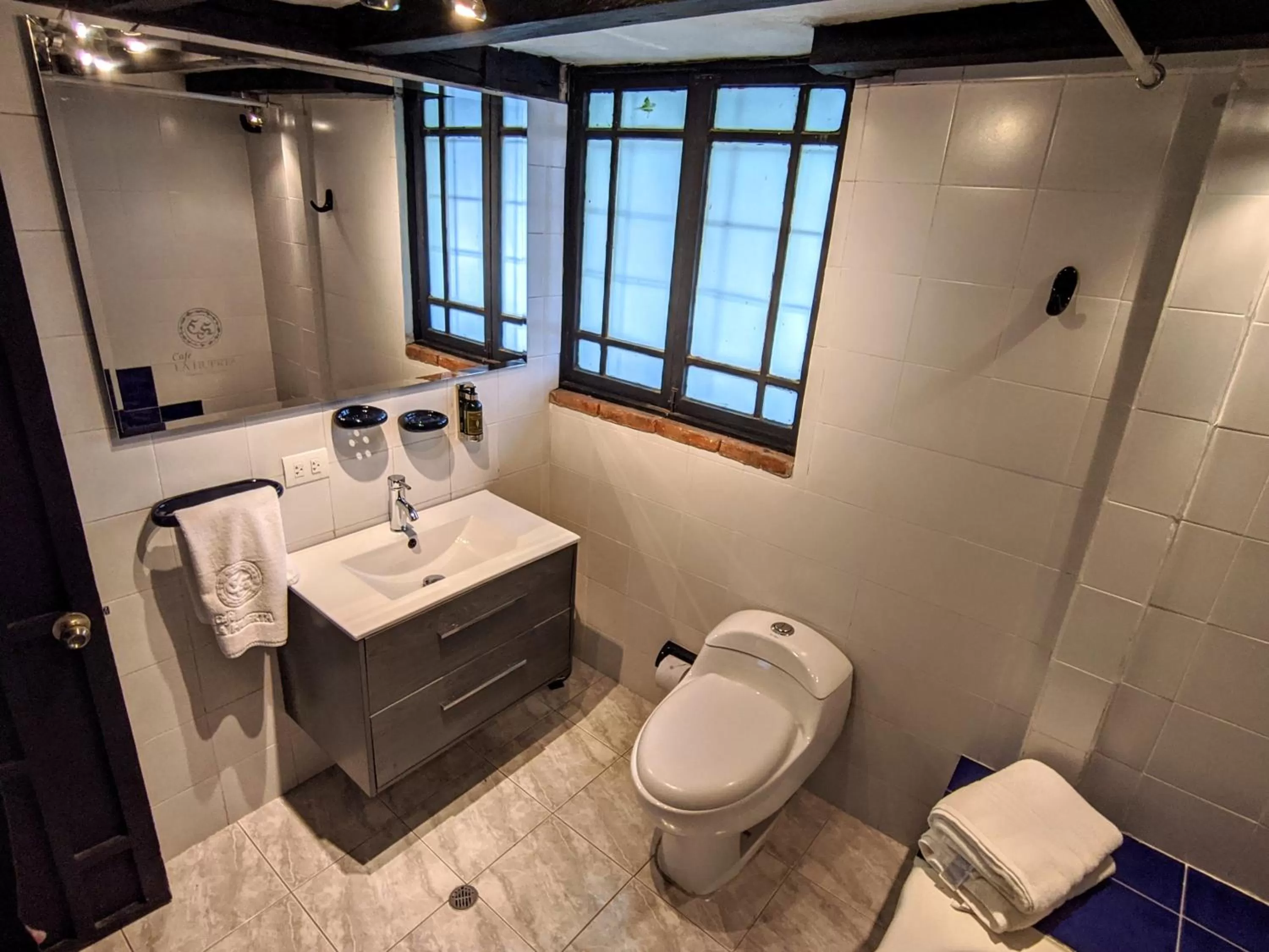 Bathroom in Posada Cafe La Huerta