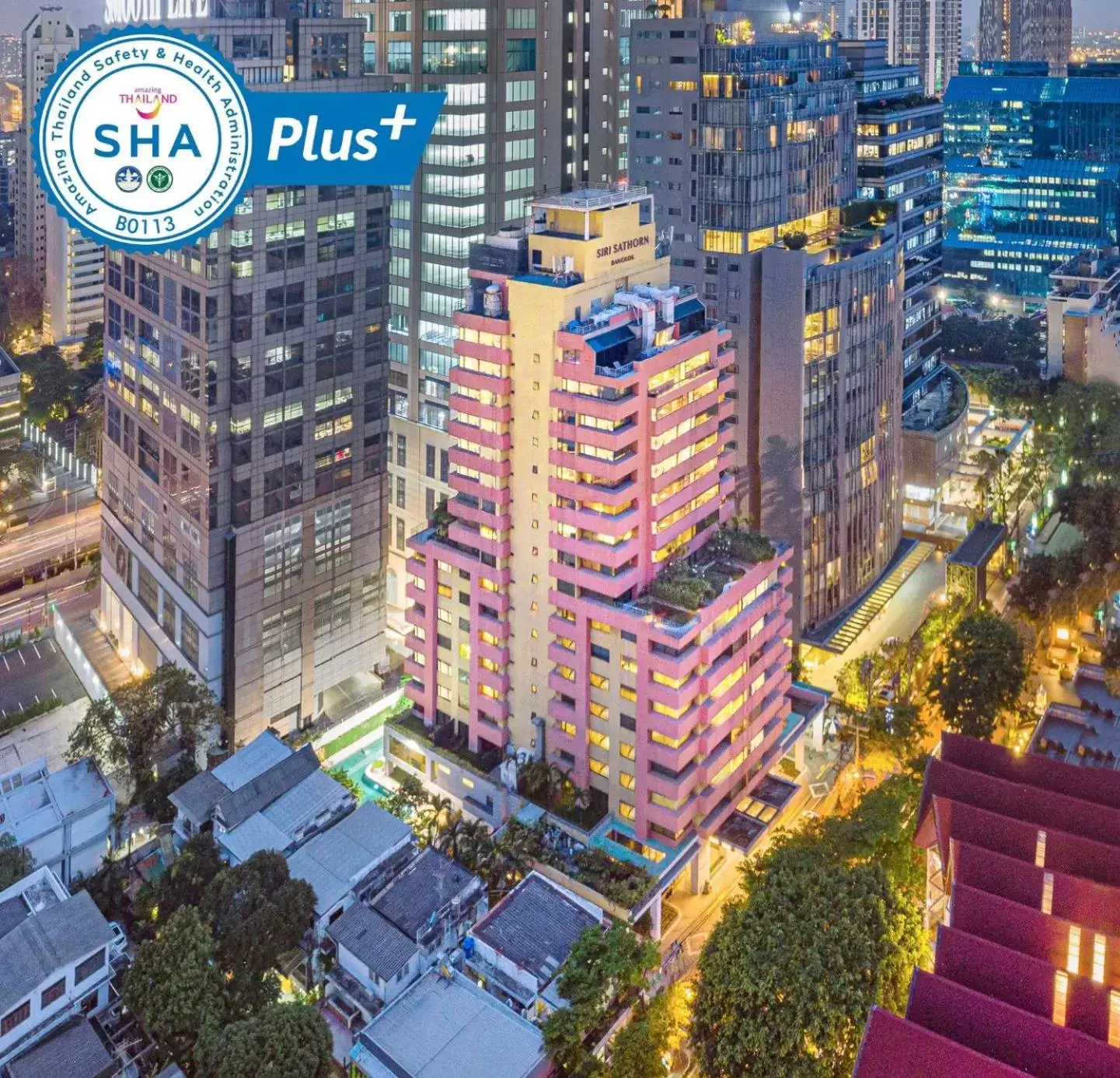Property building, Bird's-eye View in The Quarter Saladaeng by UHG - Formerly Siri Sathorn