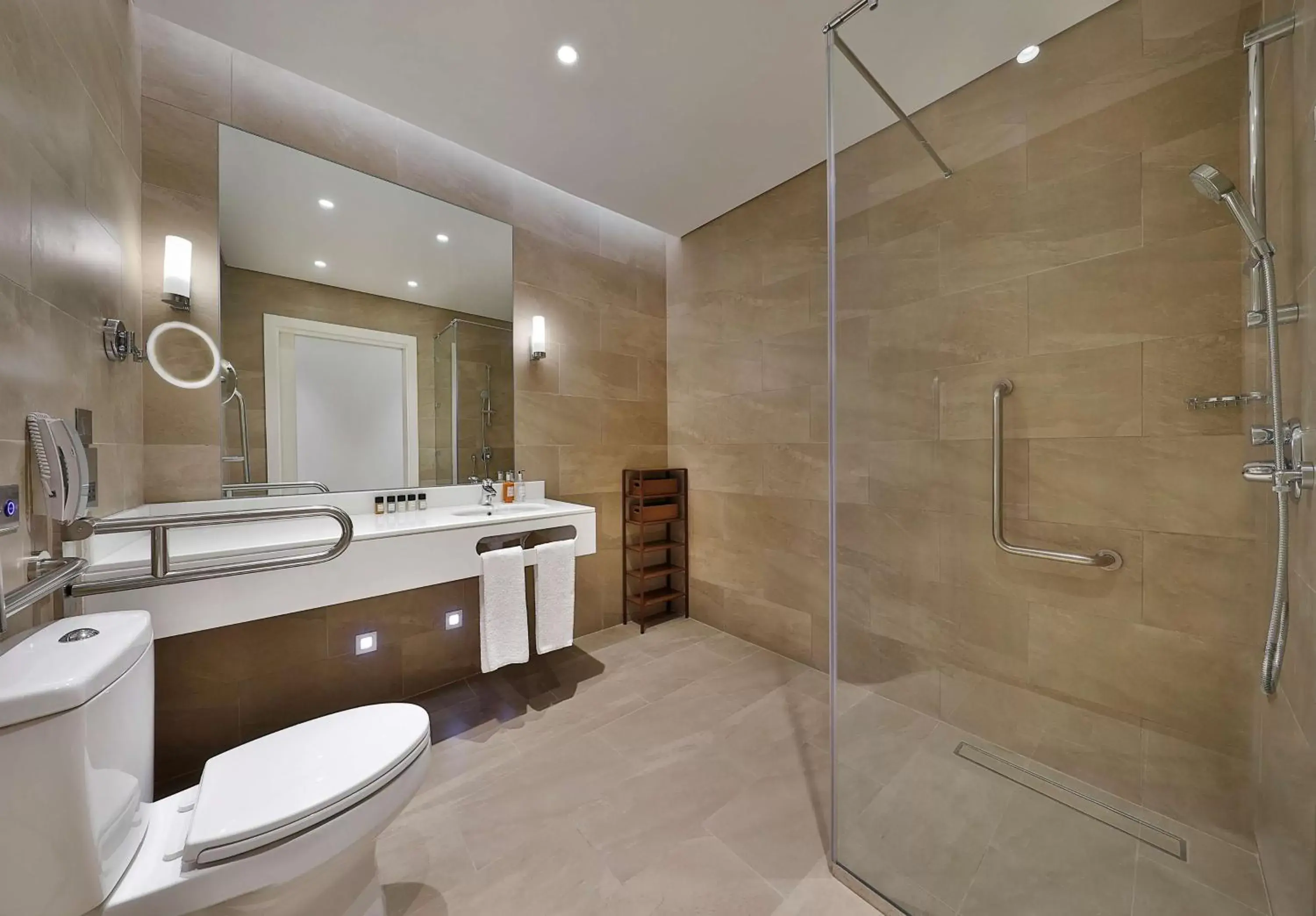 Bathroom in Aleph Doha Residences, Curio Collection By Hilton