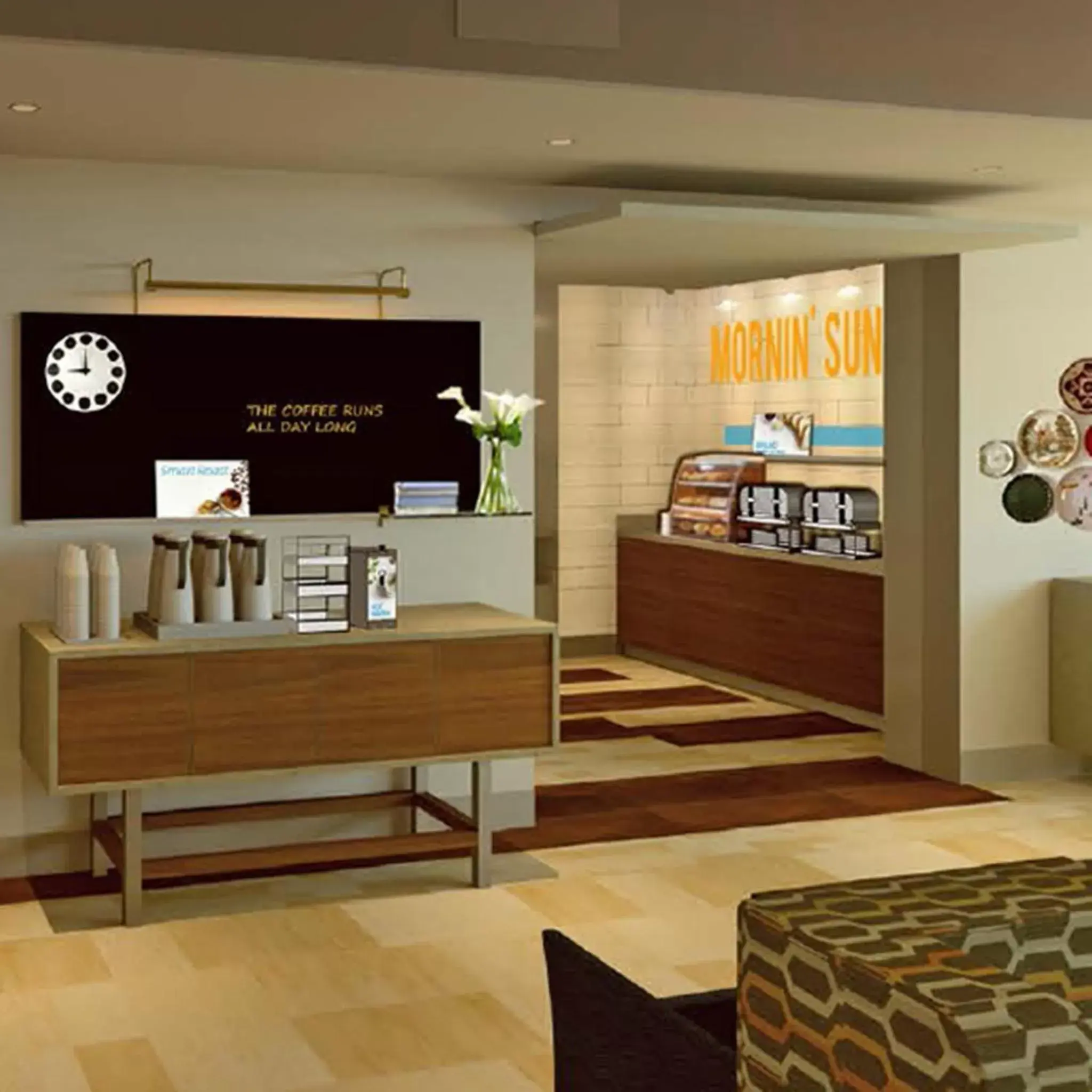 Breakfast, Lobby/Reception in Holiday Inn Express & Suites Camarillo, an IHG Hotel