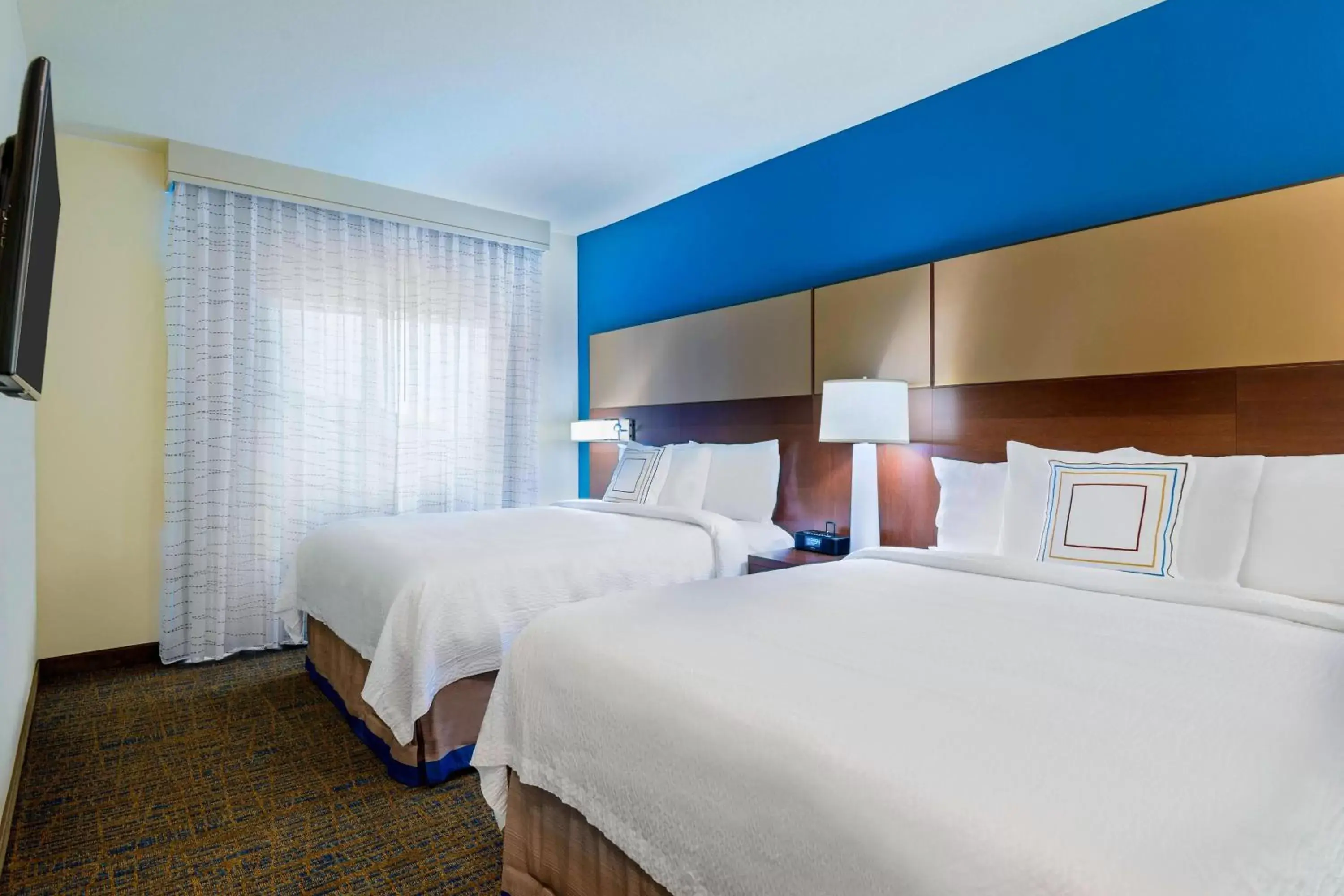 Bedroom, Bed in Residence Inn by Marriott Fort Myers at I-75 and Gulf Coast Town Center