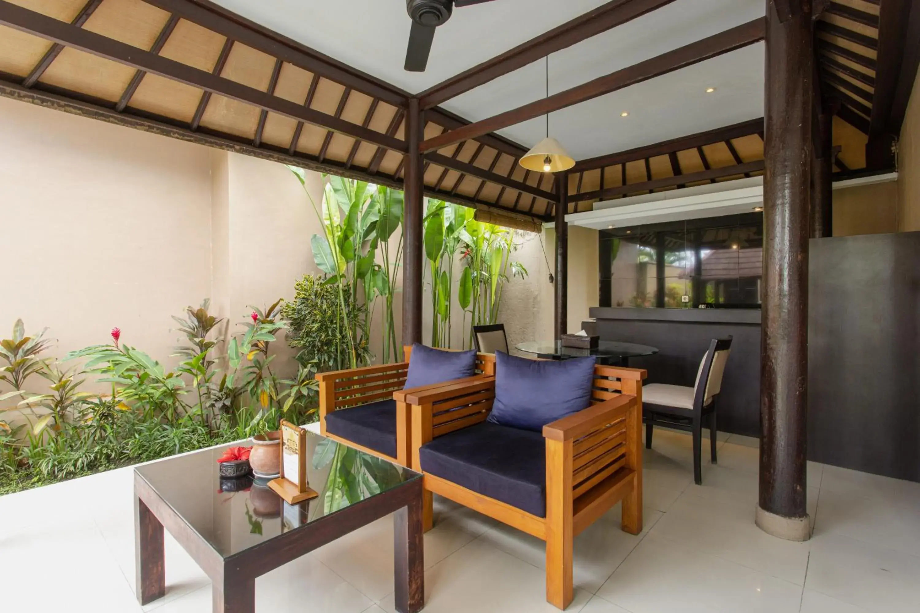 Living room in The Bidadari Villas and Spa