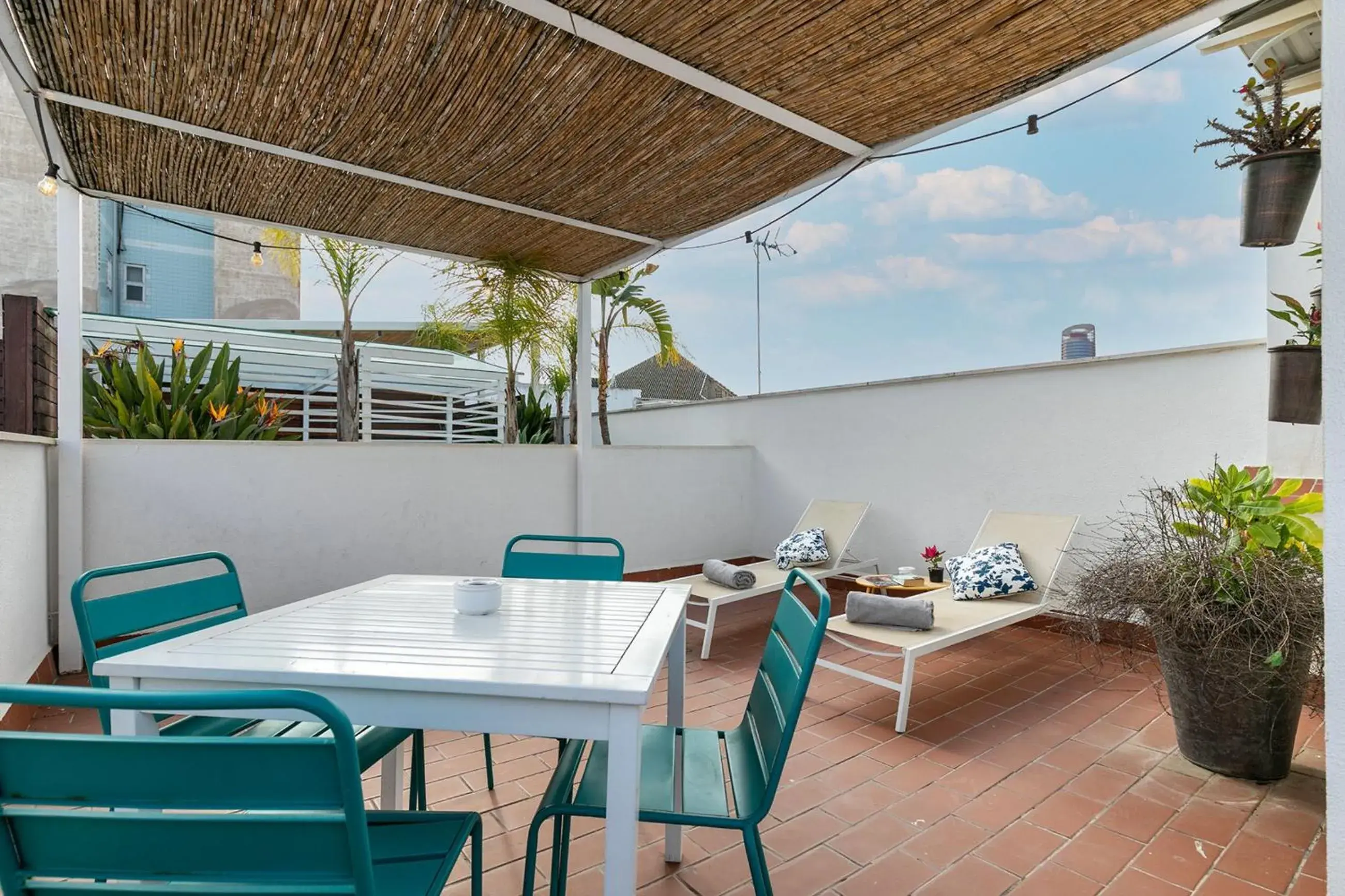 Patio in Holiday Rentals Tempa Museo