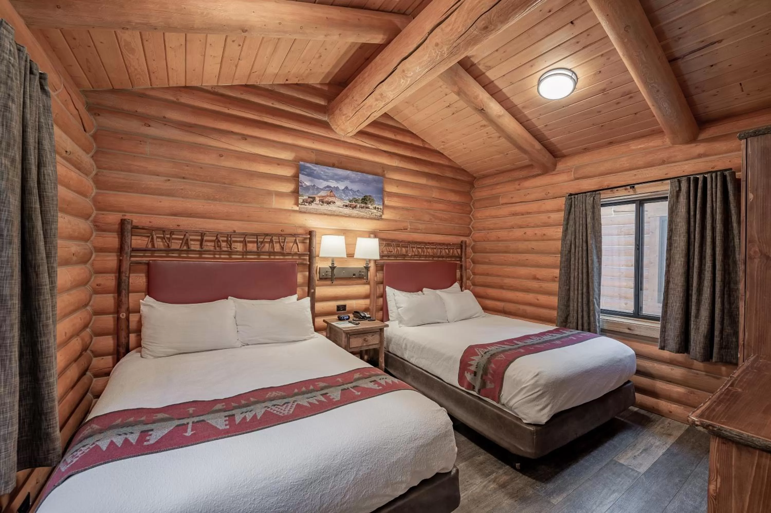 Bed in Cowboy Village Resort