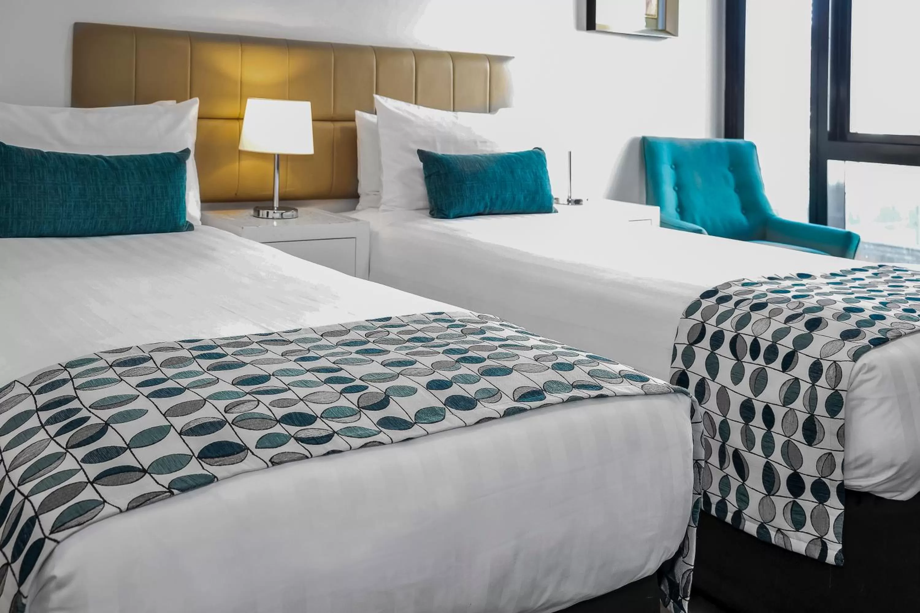 Bed in Pegasus Apart-Hotel