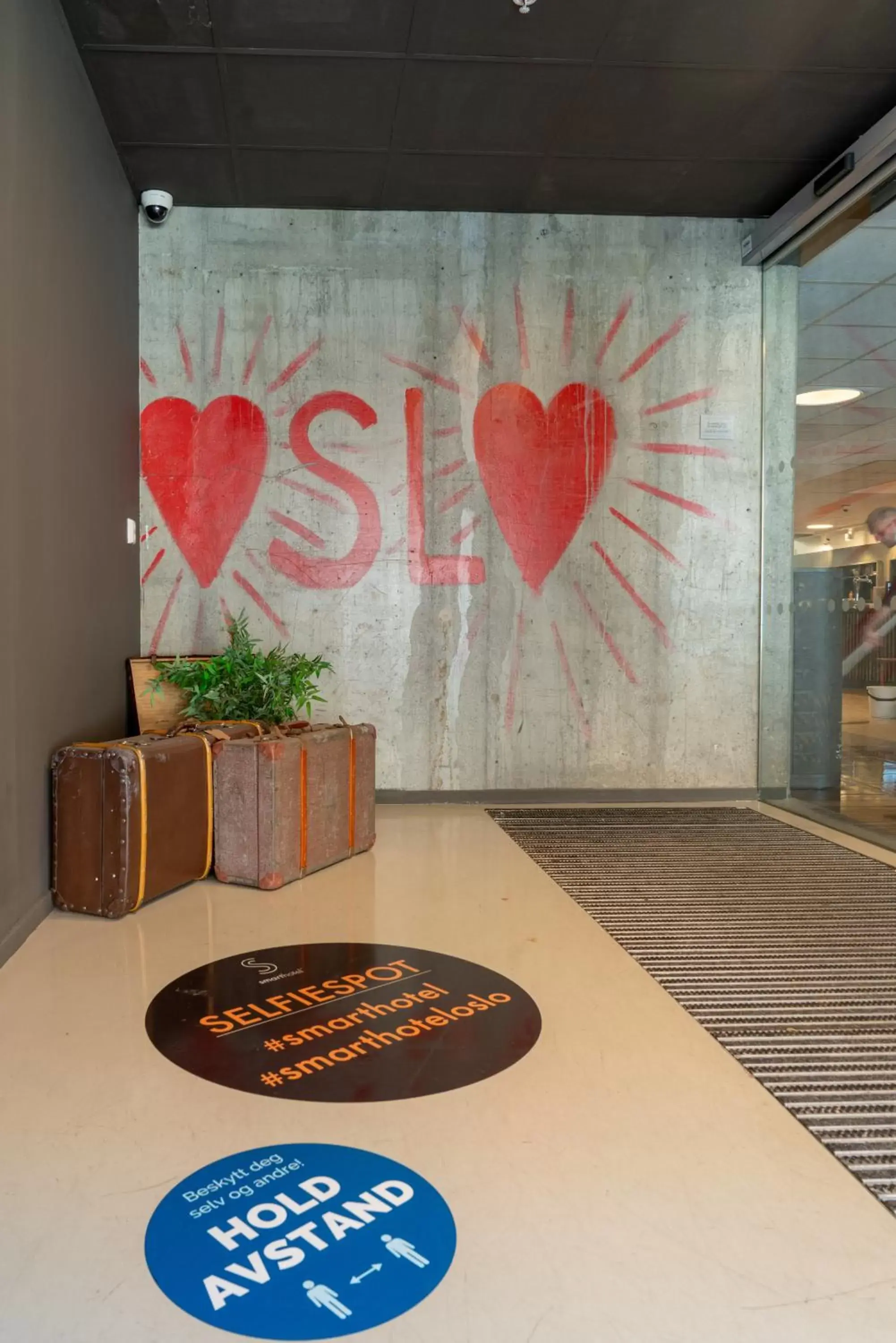 Lobby or reception, Property Logo/Sign in Smarthotel Oslo