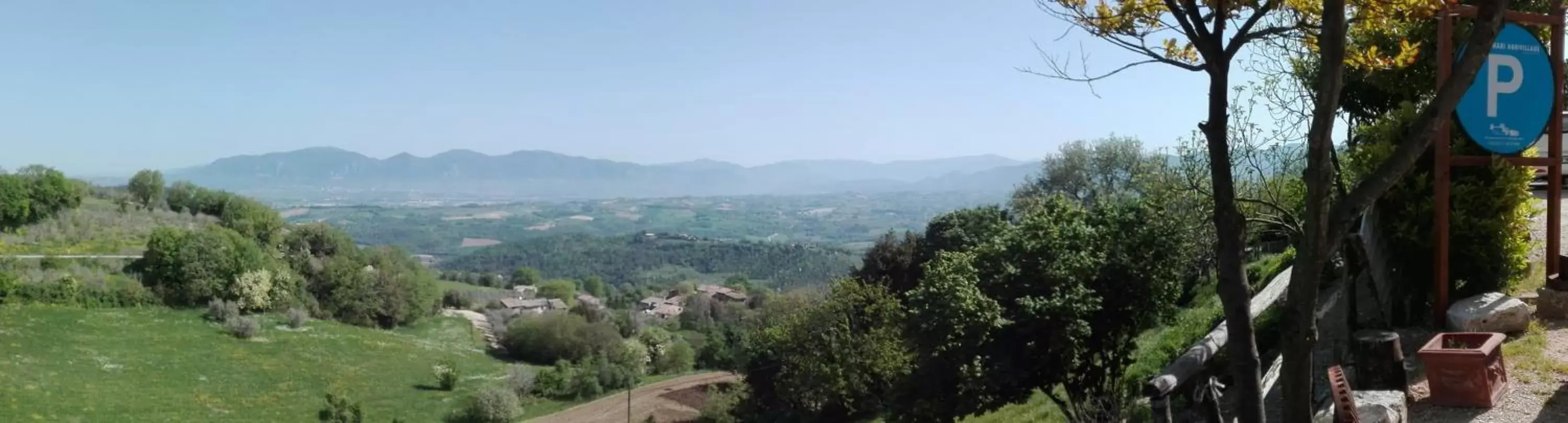 Natural landscape in Montanari Agrivillage