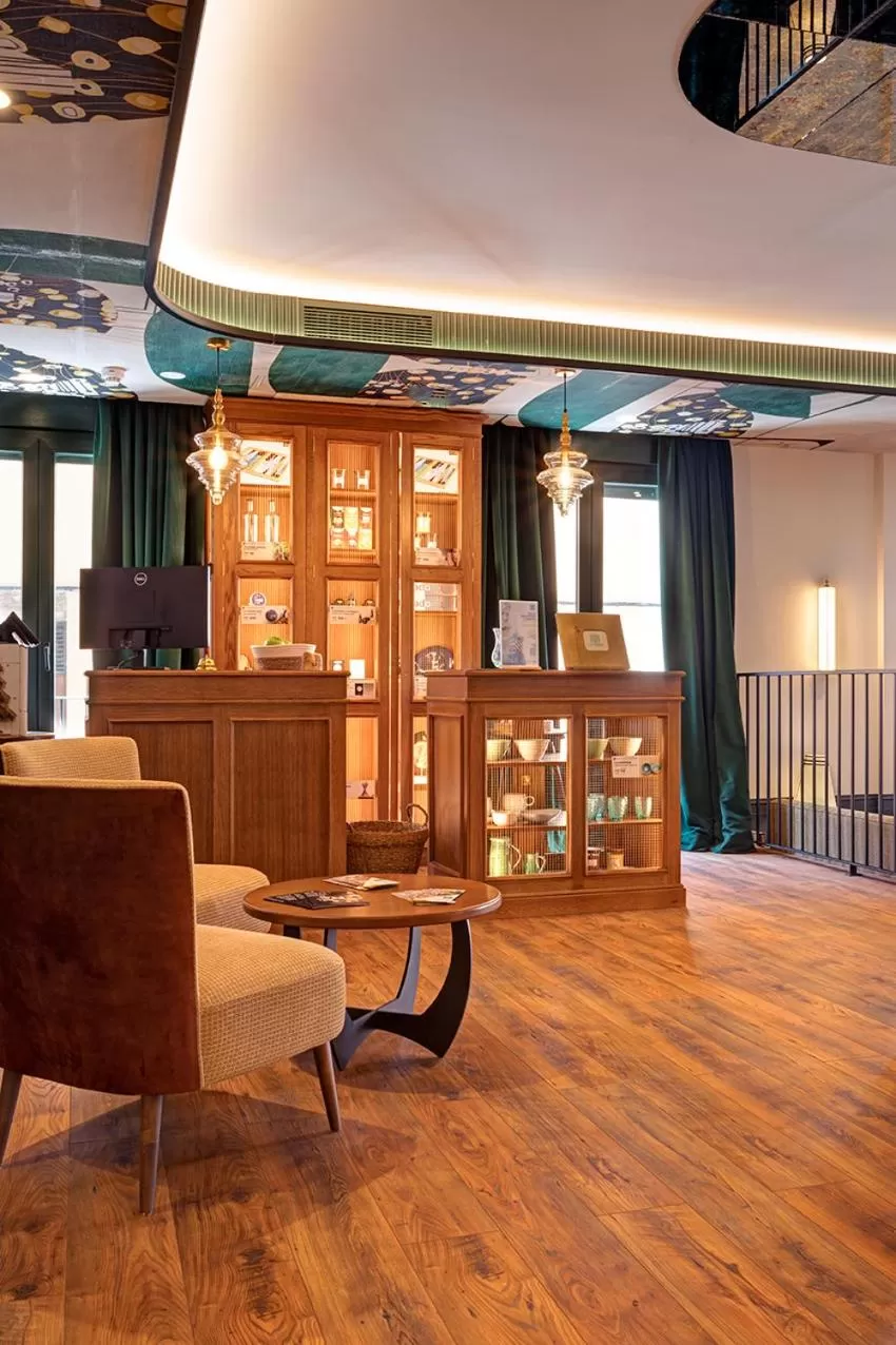 Lobby or reception in Hospedium Hotel La Farm