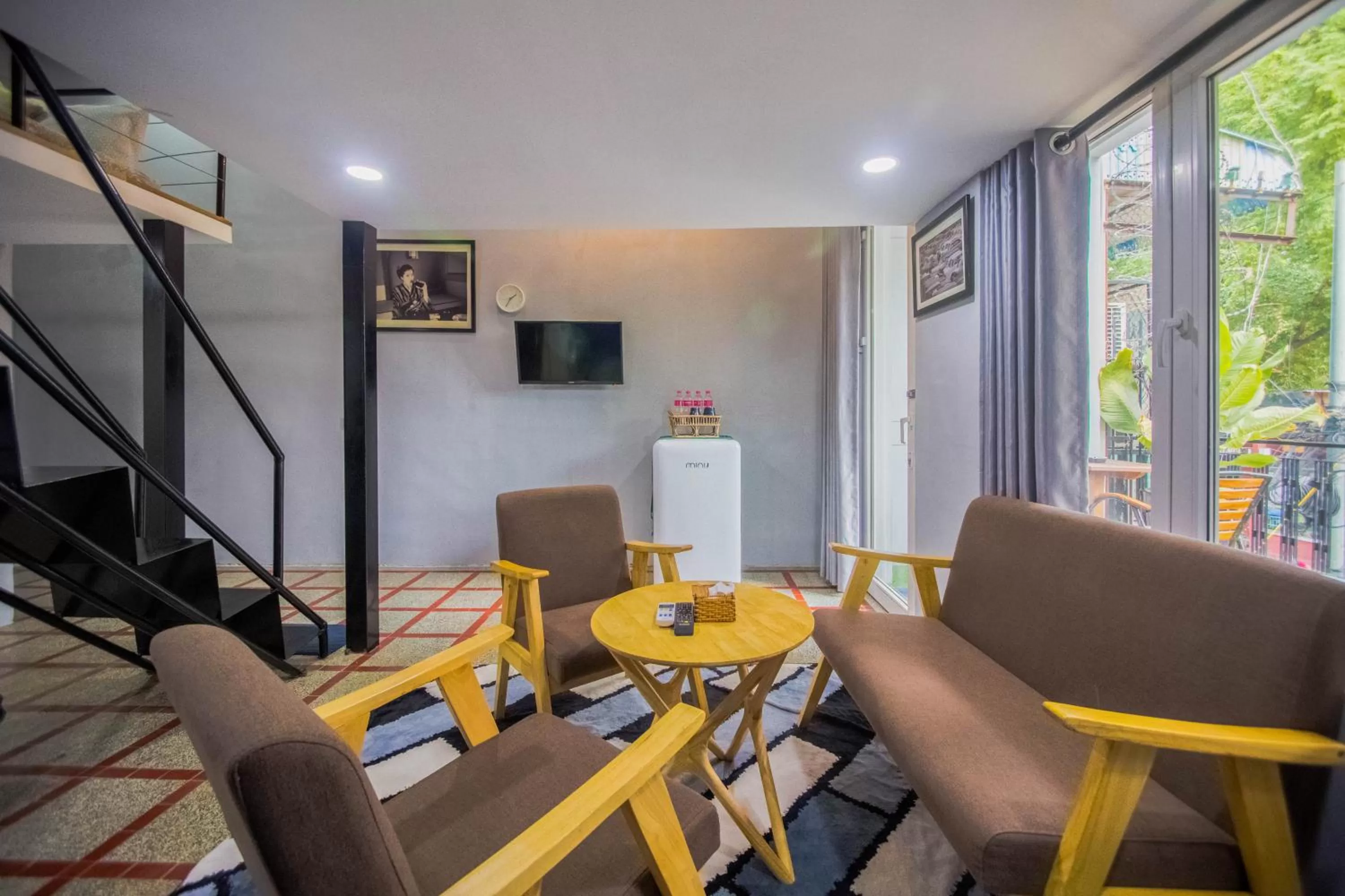 Living room in The Artist Residence