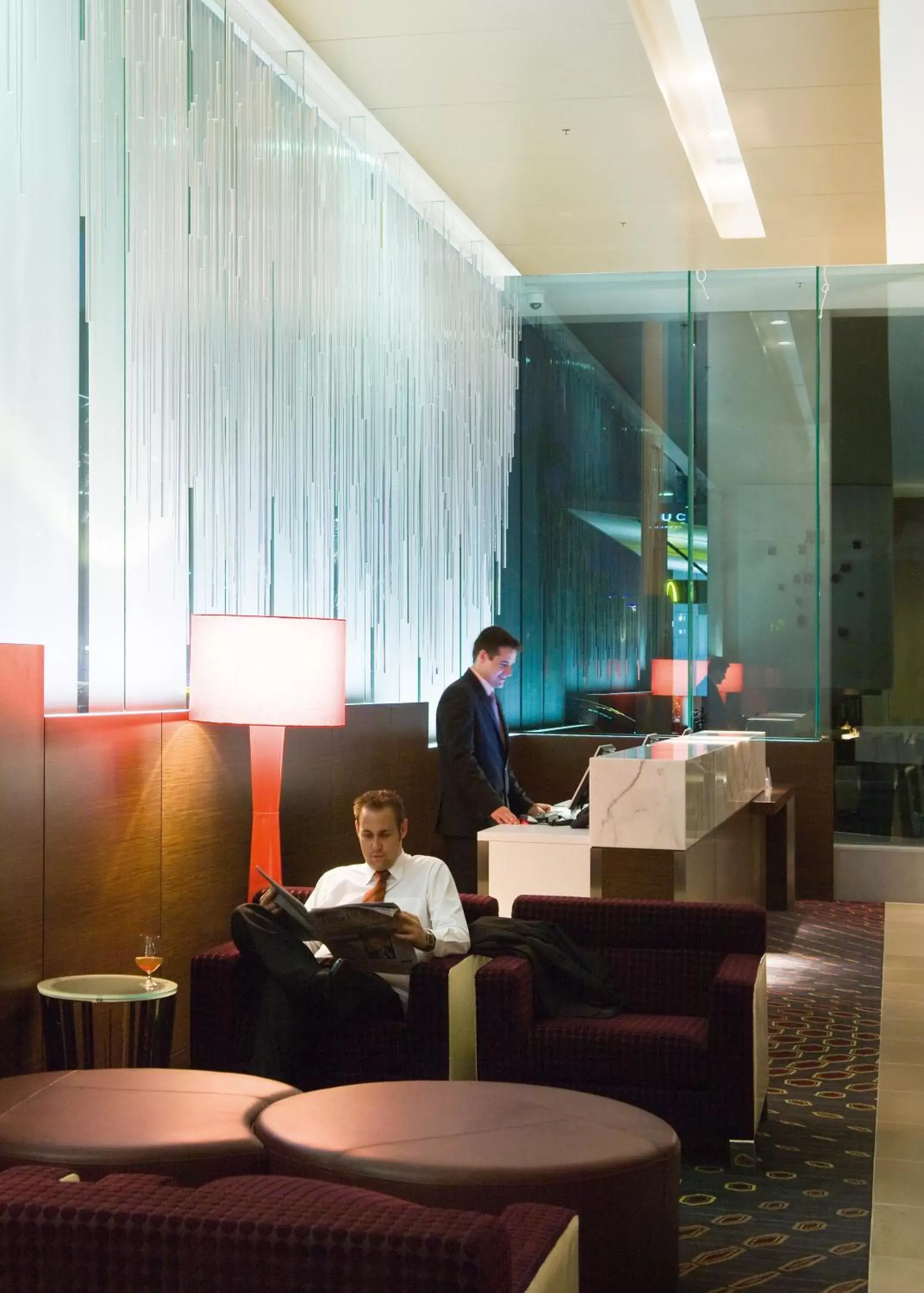 Lobby or reception, Restaurant/Places to Eat in Pullman at Sydney Olympic Park Hotel