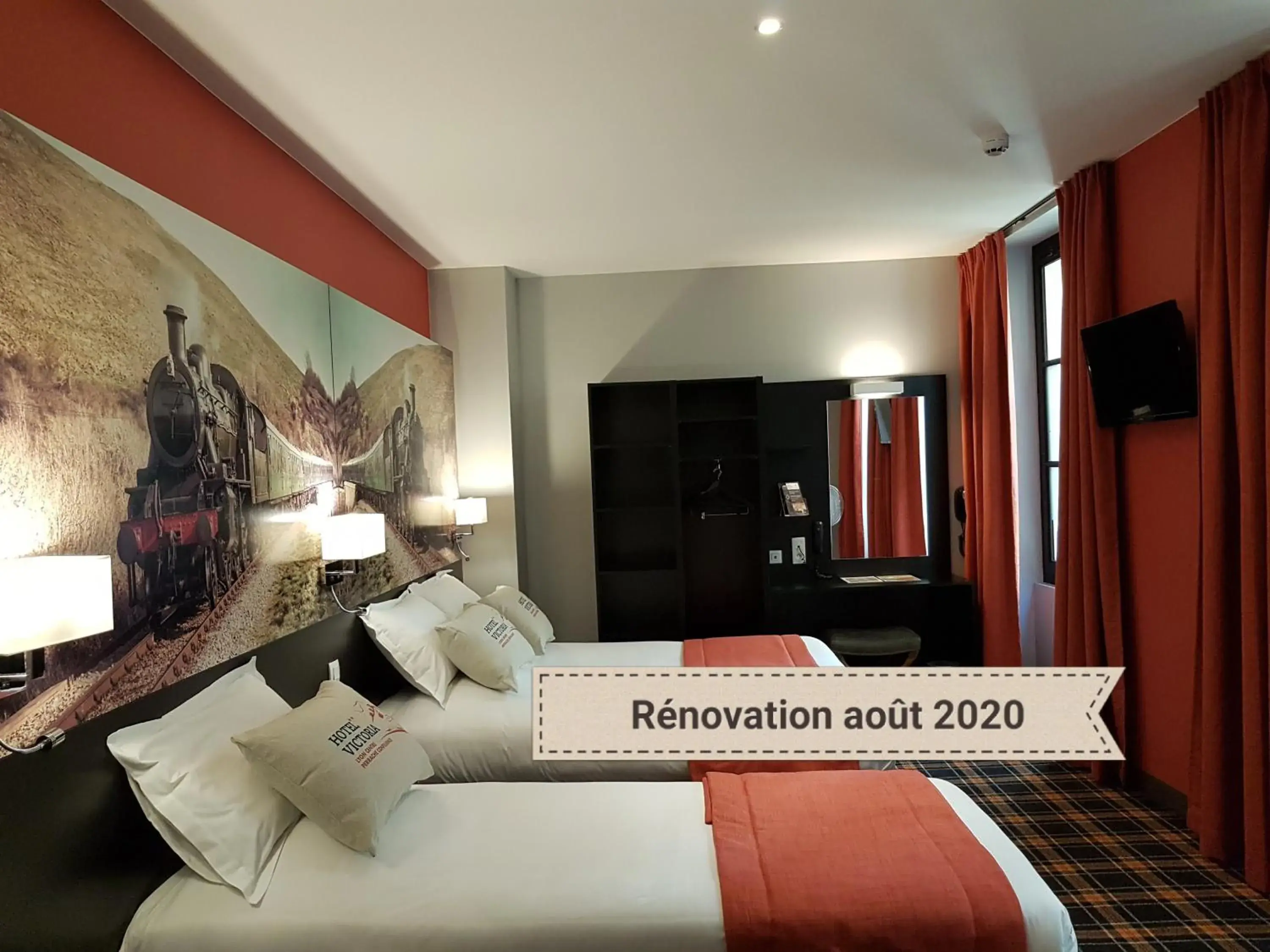Bed in Hotel Victoria Lyon Perrache Confluence