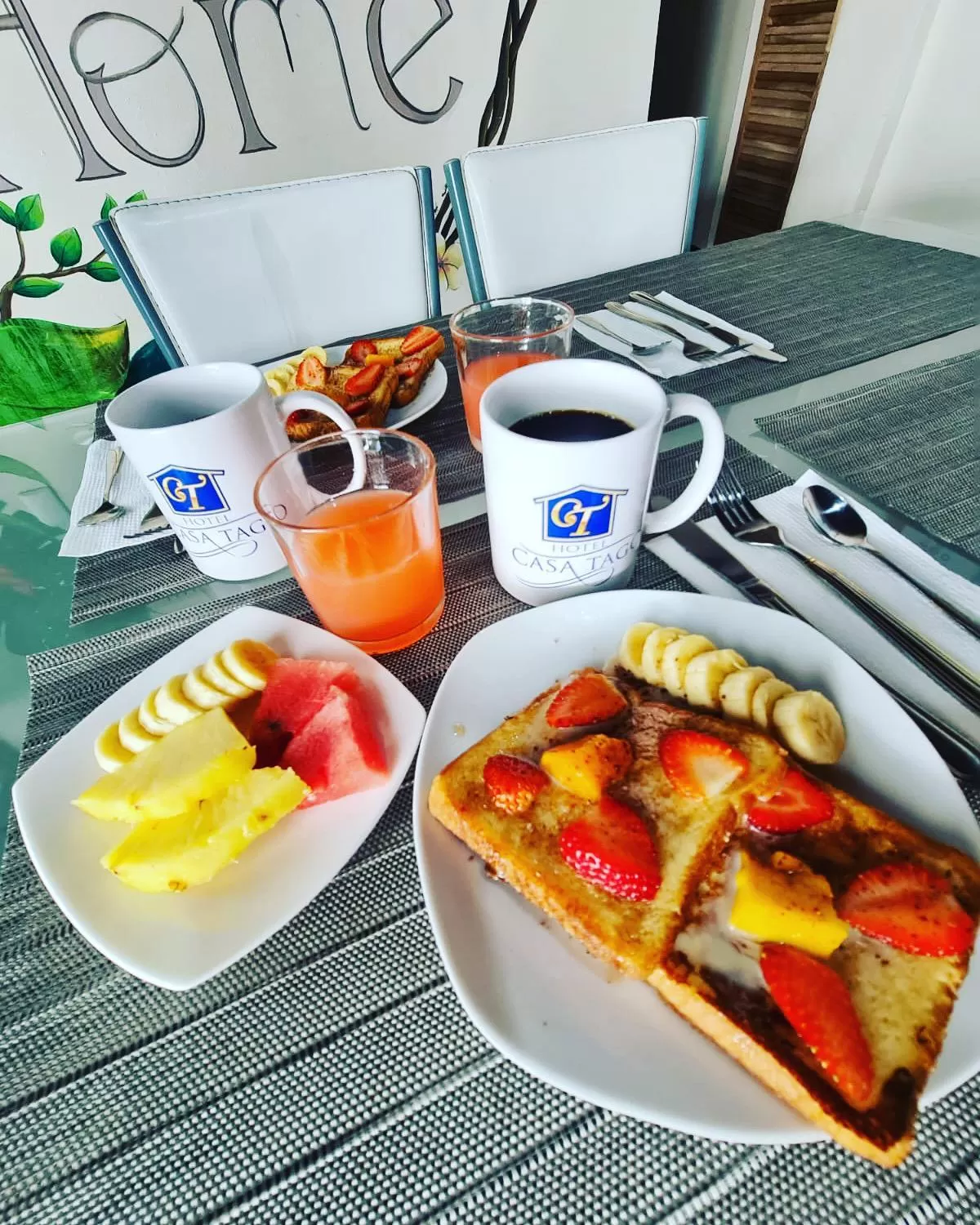 Breakfast in Hotel Casa Tago