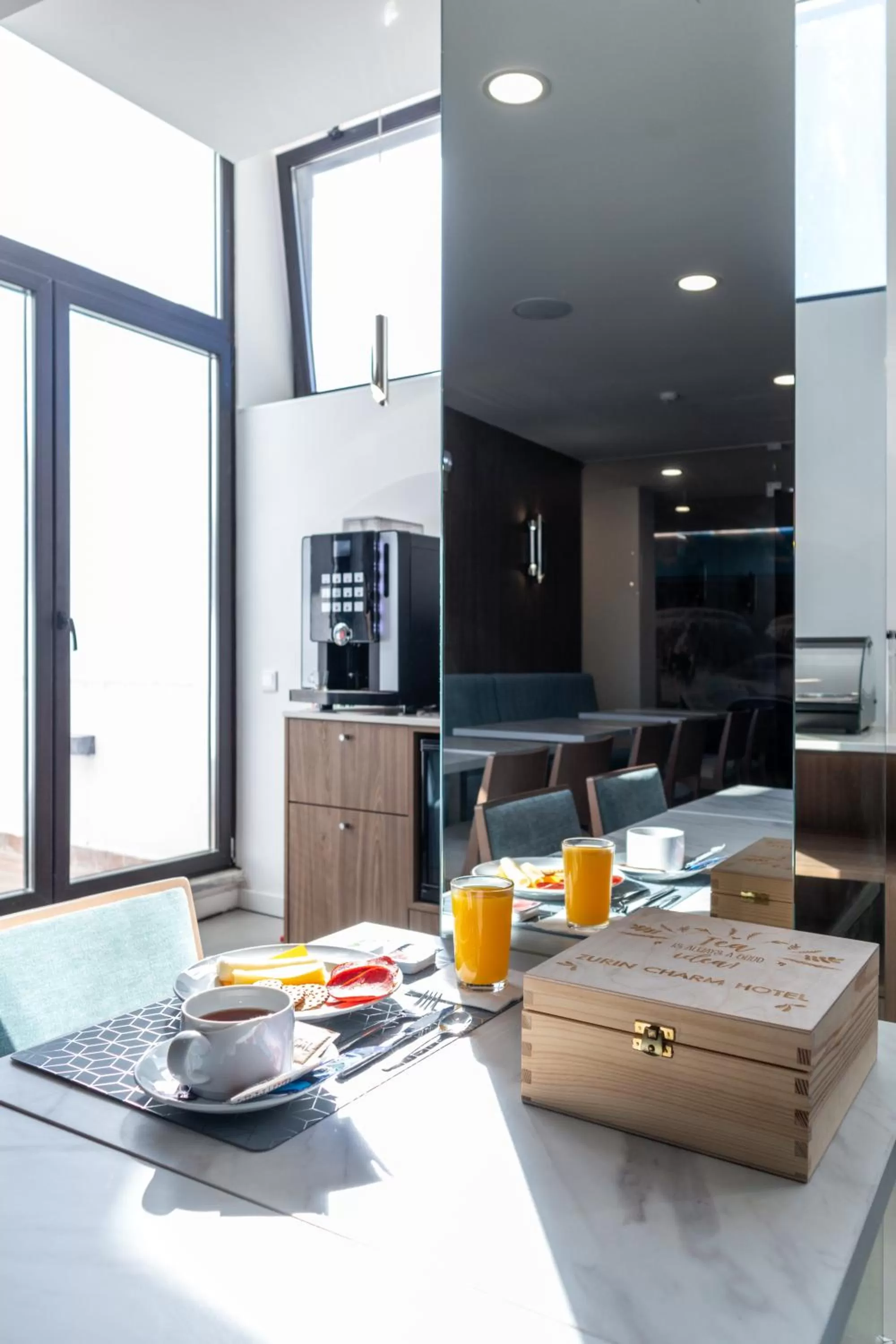 Continental breakfast in Zurin Charm Hotel