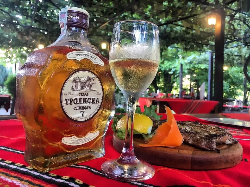 Alcoholic drinks in Troyan Plaza Hotel