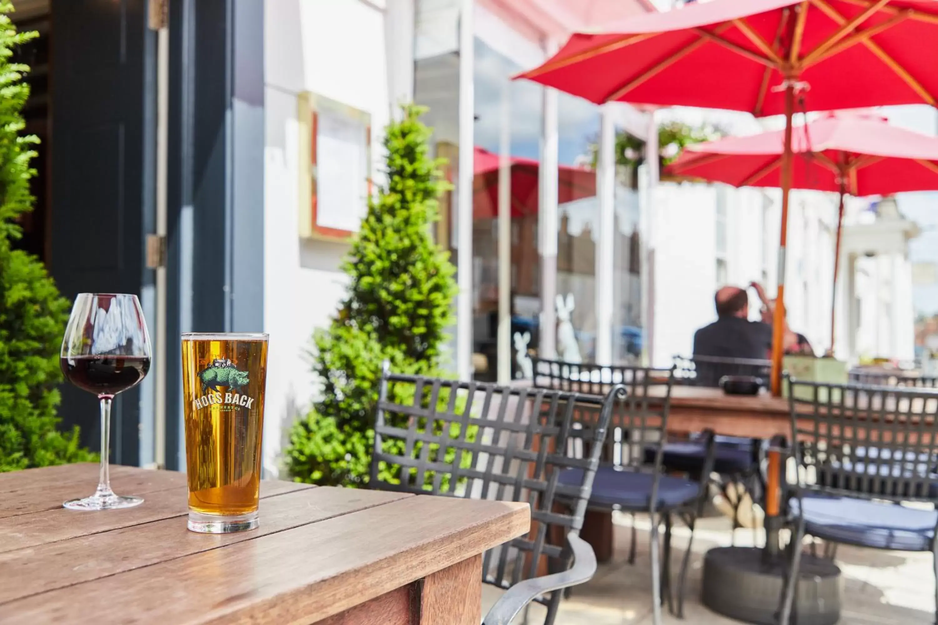 Patio in The Red Lion