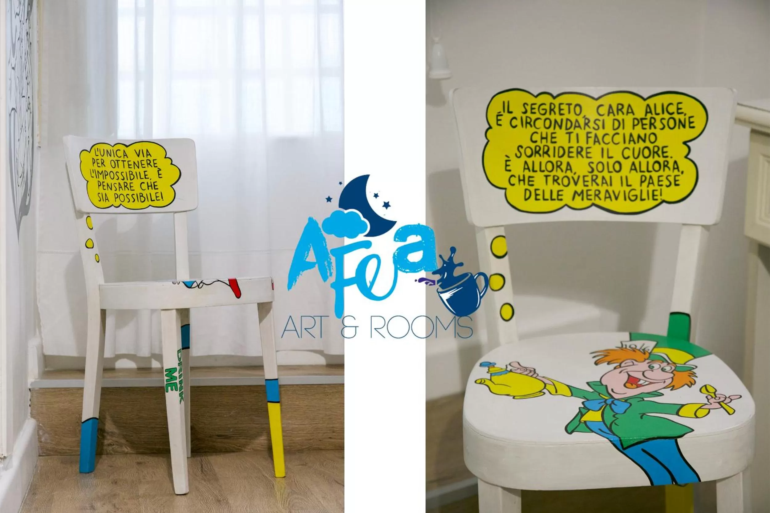 Decorative detail in Afea Art & Rooms