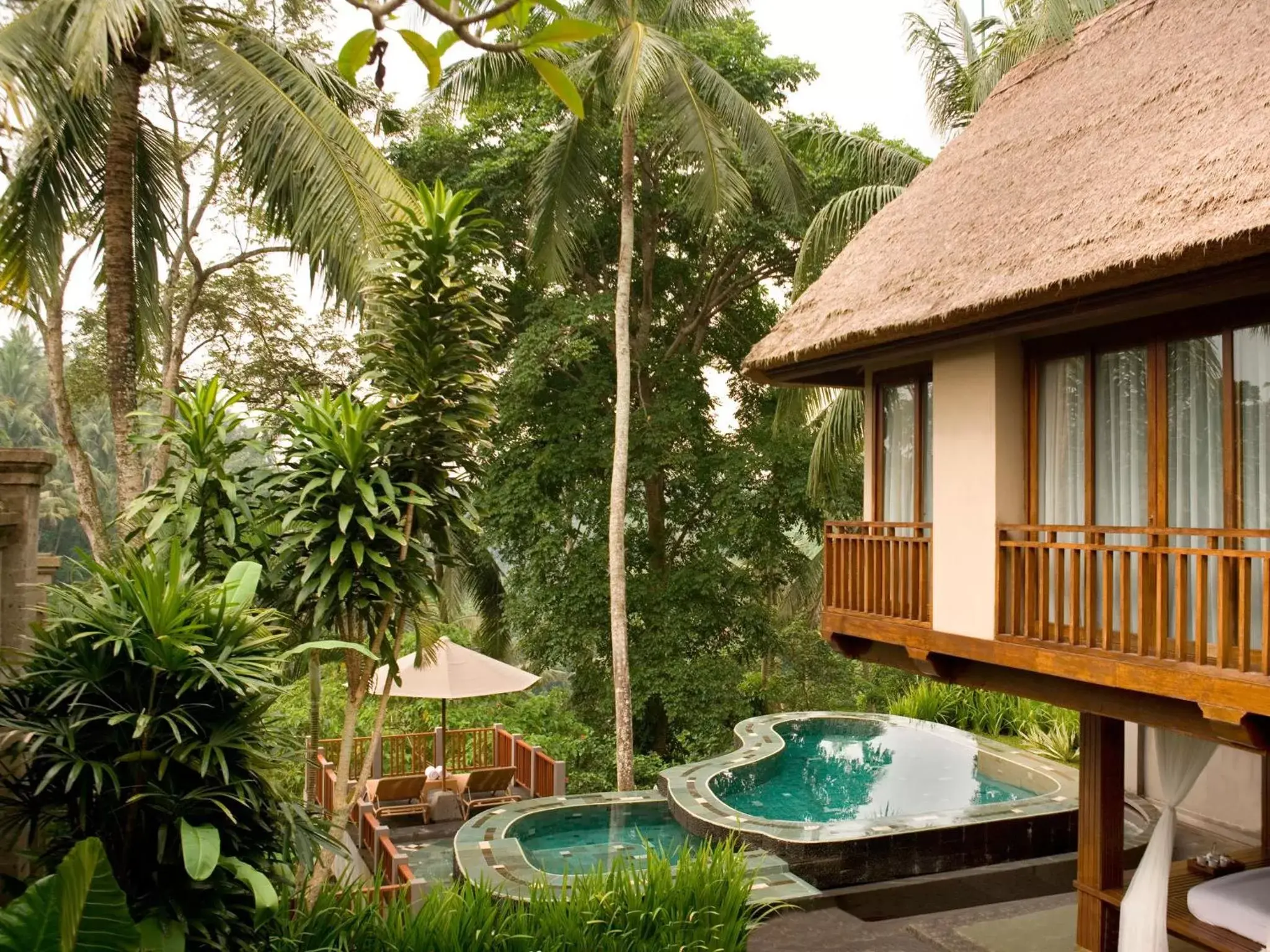 Two-Bedroom Valley Pool Villa in Kamandalu Ubud - CHSE Certified