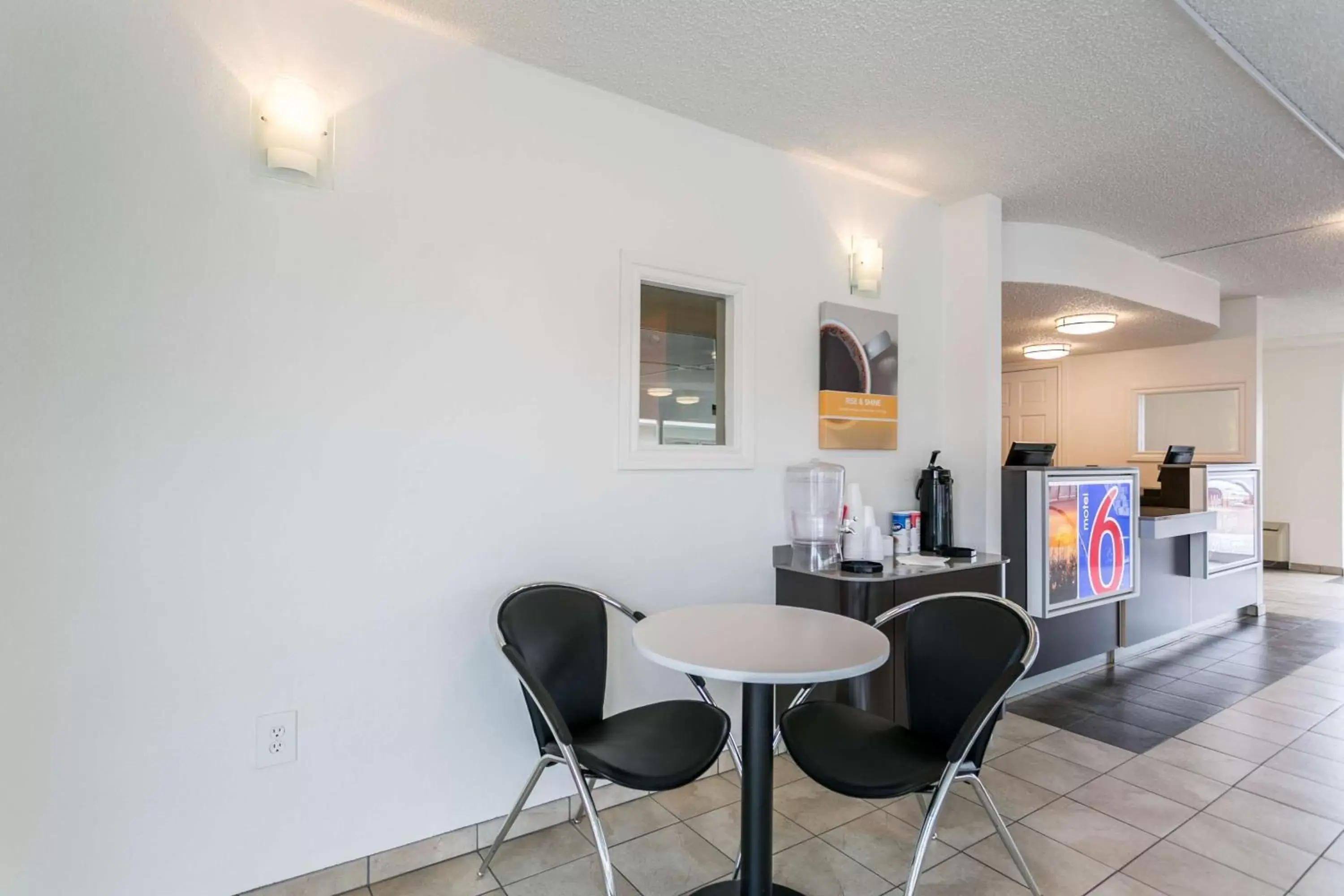 Property logo or sign, Dining Area in Motel 6-Butte, MT - Historic City Center