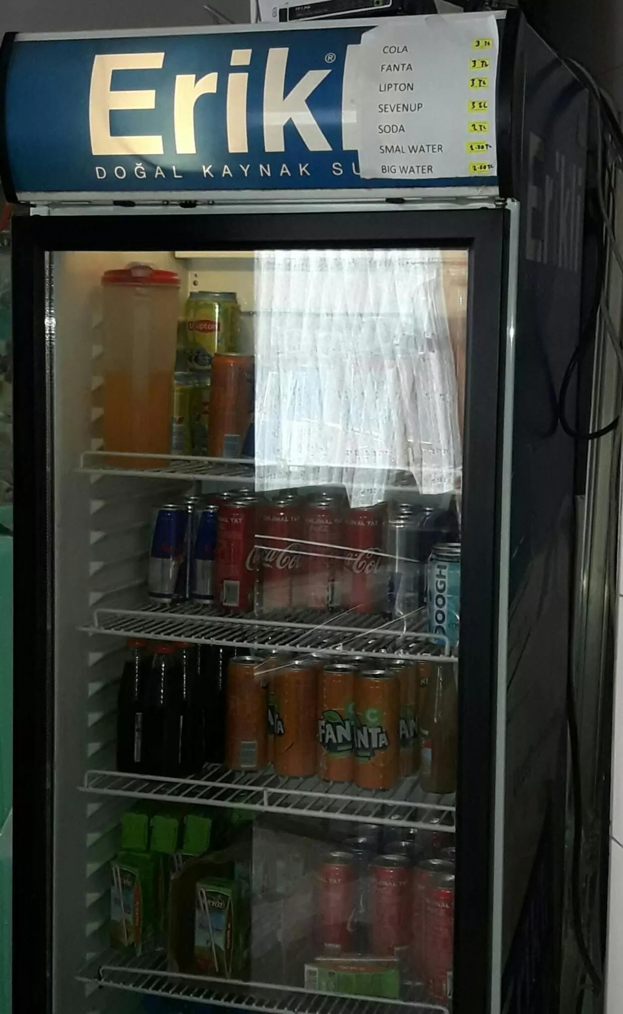 Non alcoholic drinks in Paris Hotel