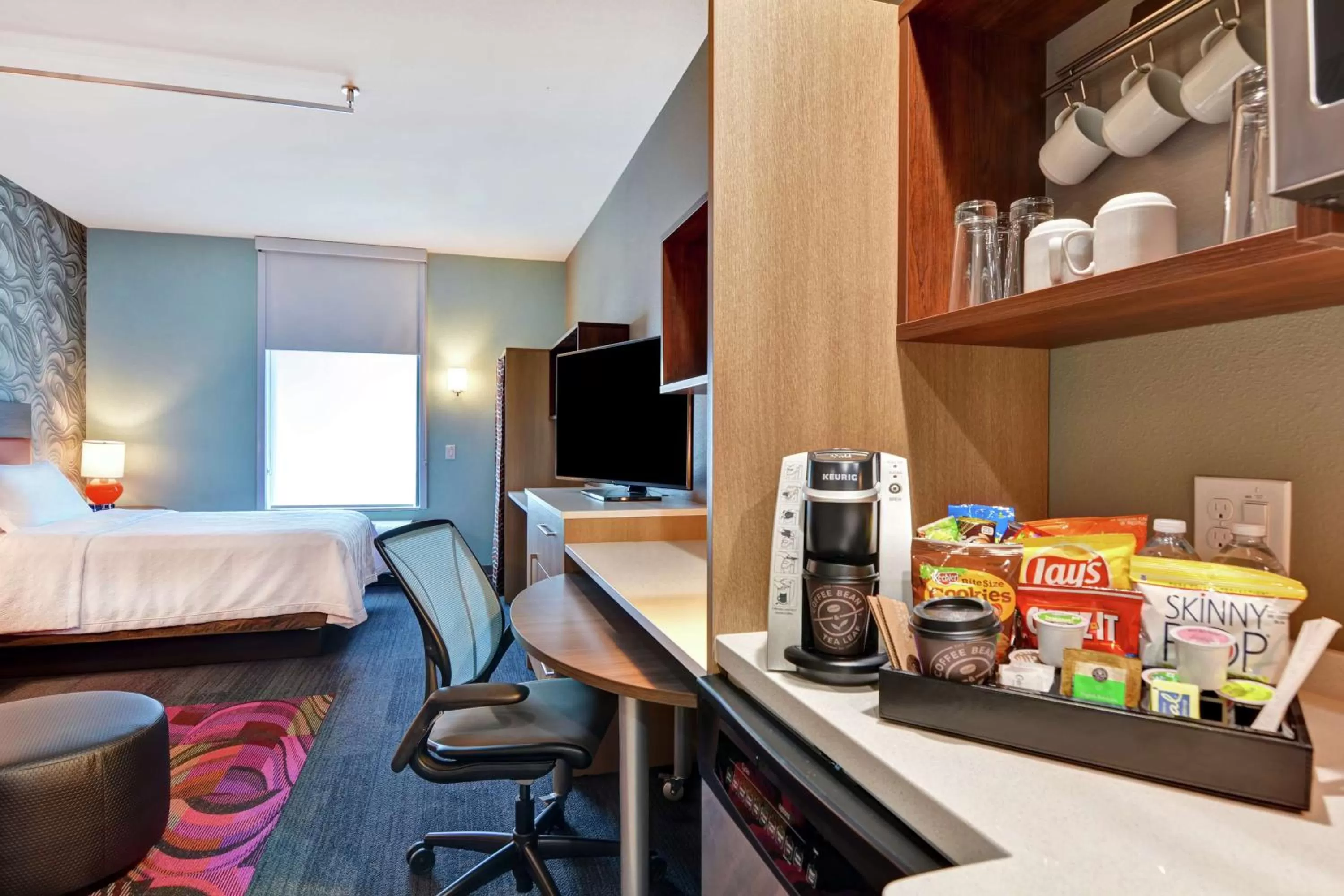 Bedroom, Bed in Home2 Suites By Hilton McKinney