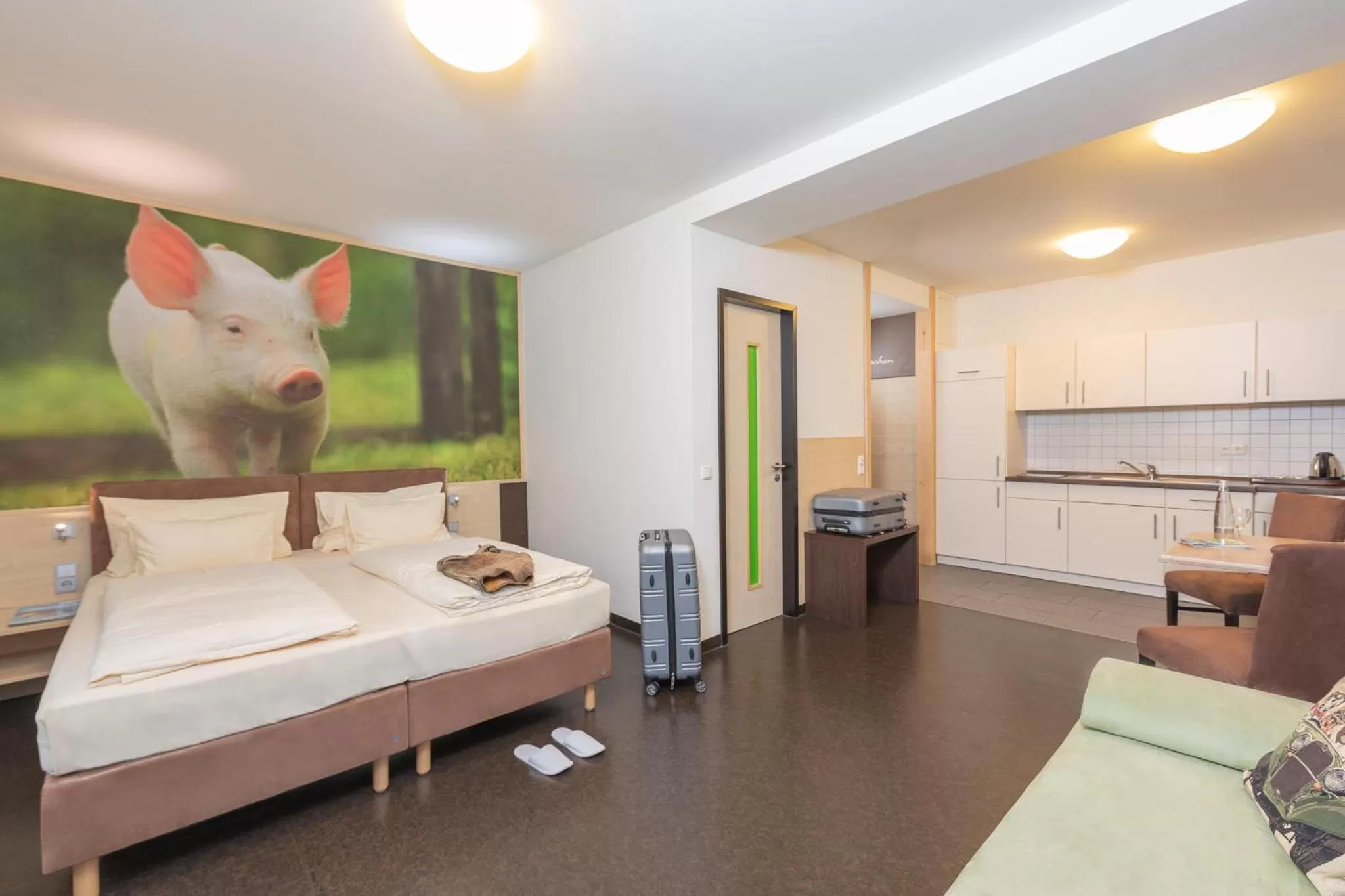 Bed in Radlhotel Wassertrüdingen