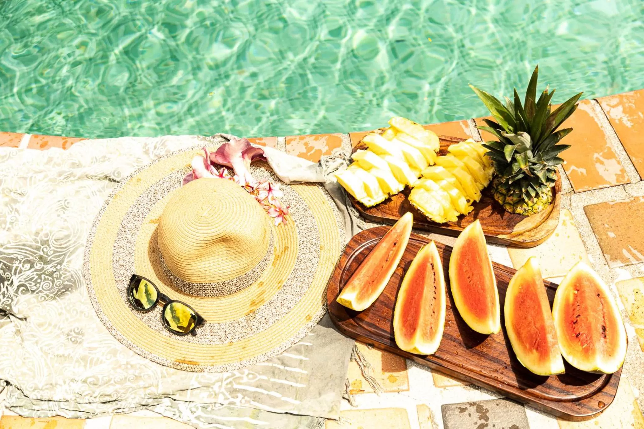 Swimming pool in Hotel El Rancho