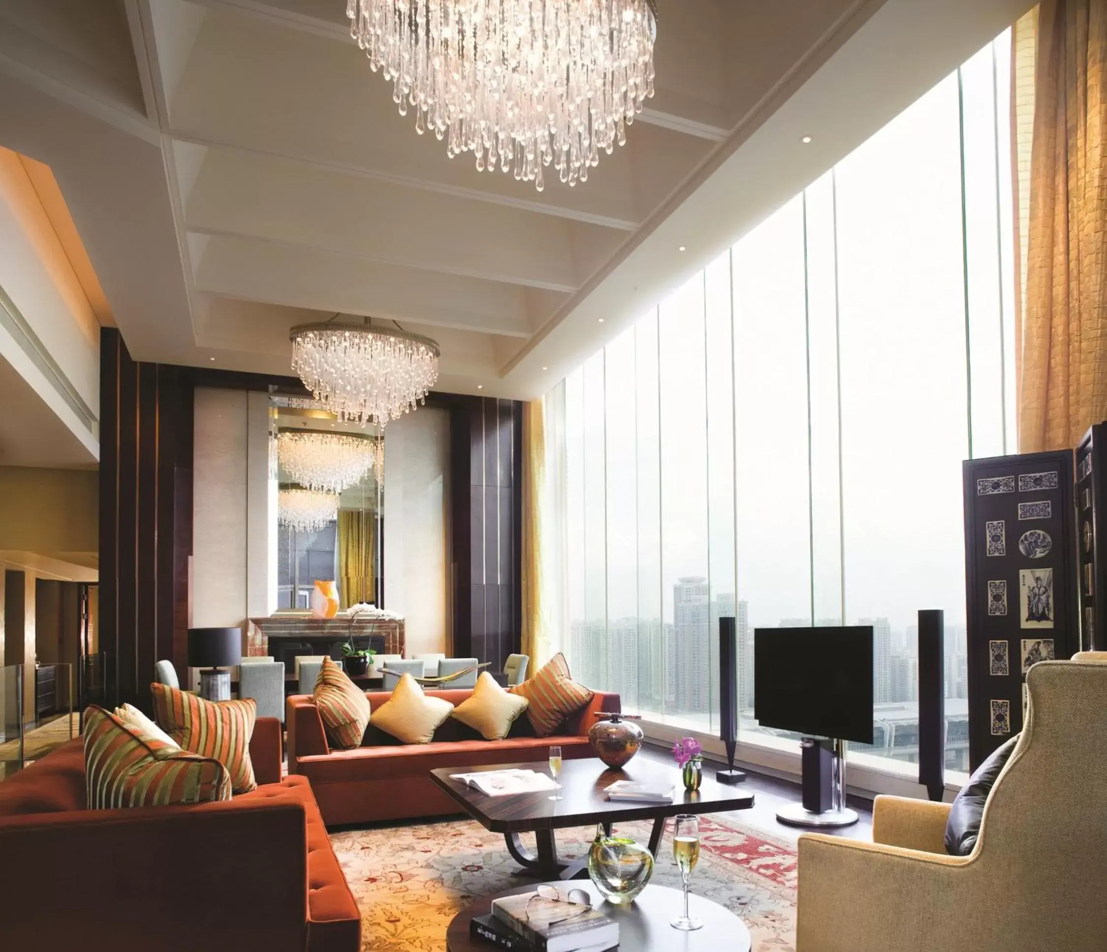 TV and multimedia, Seating Area in The Ritz-Carlton, Shenzhen
